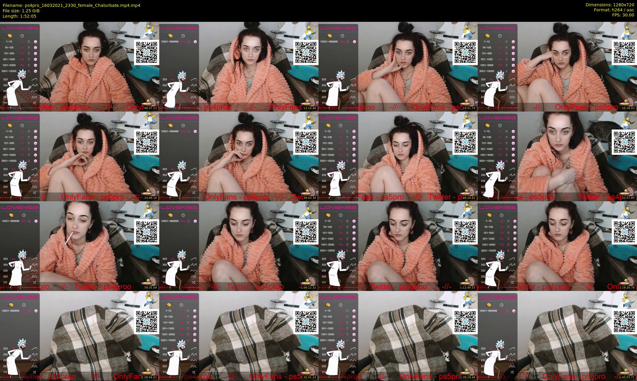 ps4pro — 113 minute Chaturbate female cam show recording, 720p, Mar 16, 2021