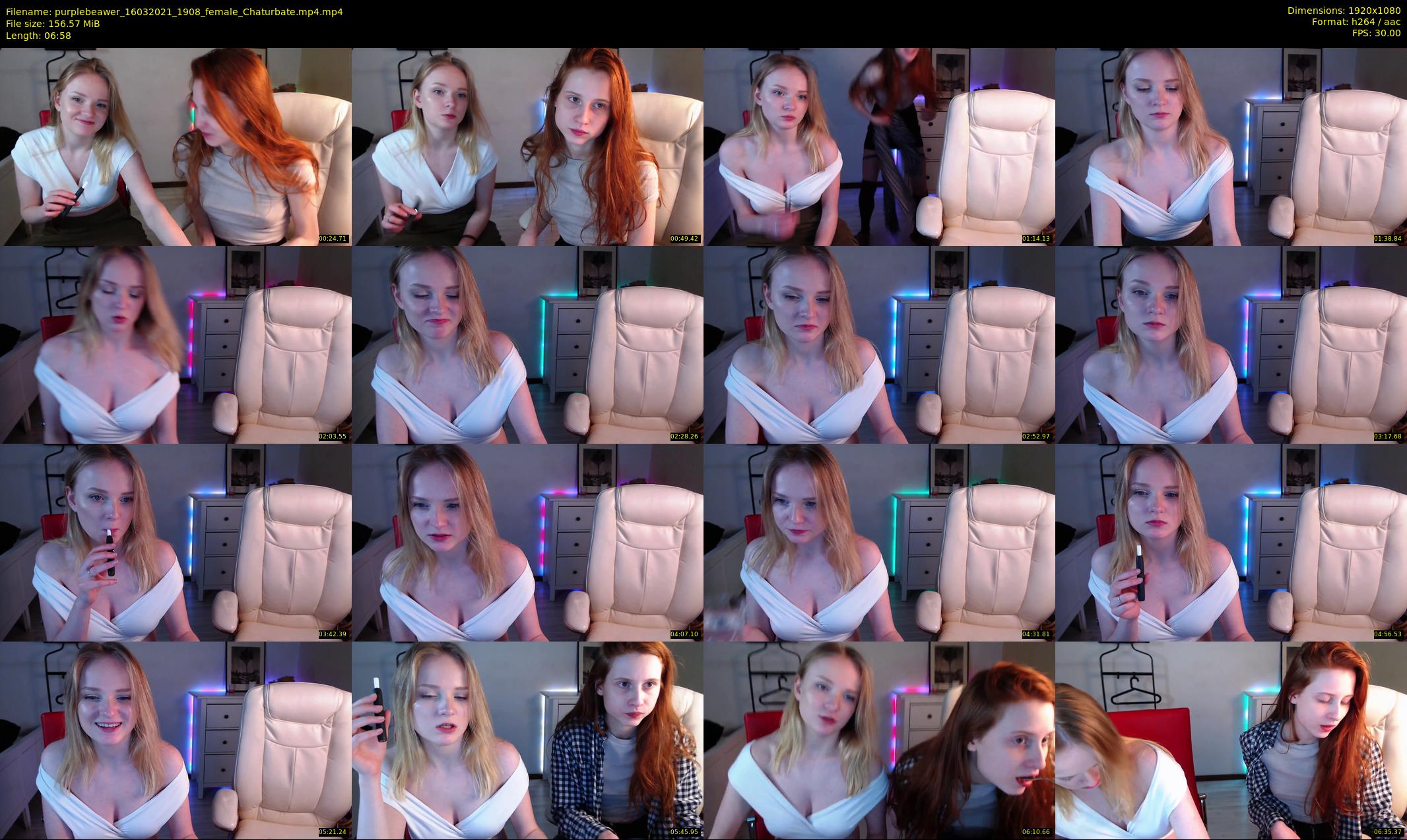 purplebeawer — 7 minute Chaturbate female cam show recording, 1080p, Mar 16, 2021