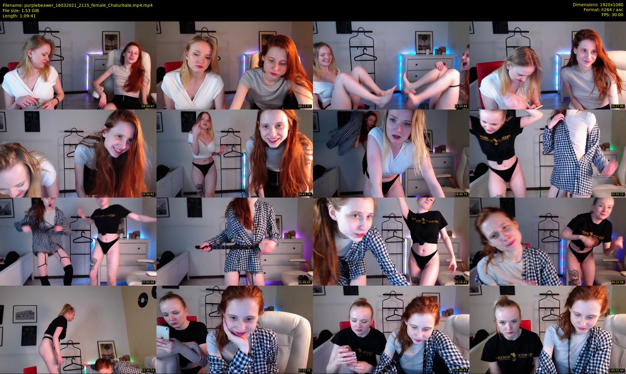 purplebeawer — 70 minute Chaturbate female cam show recording, 1080p, Mar 16, 2021