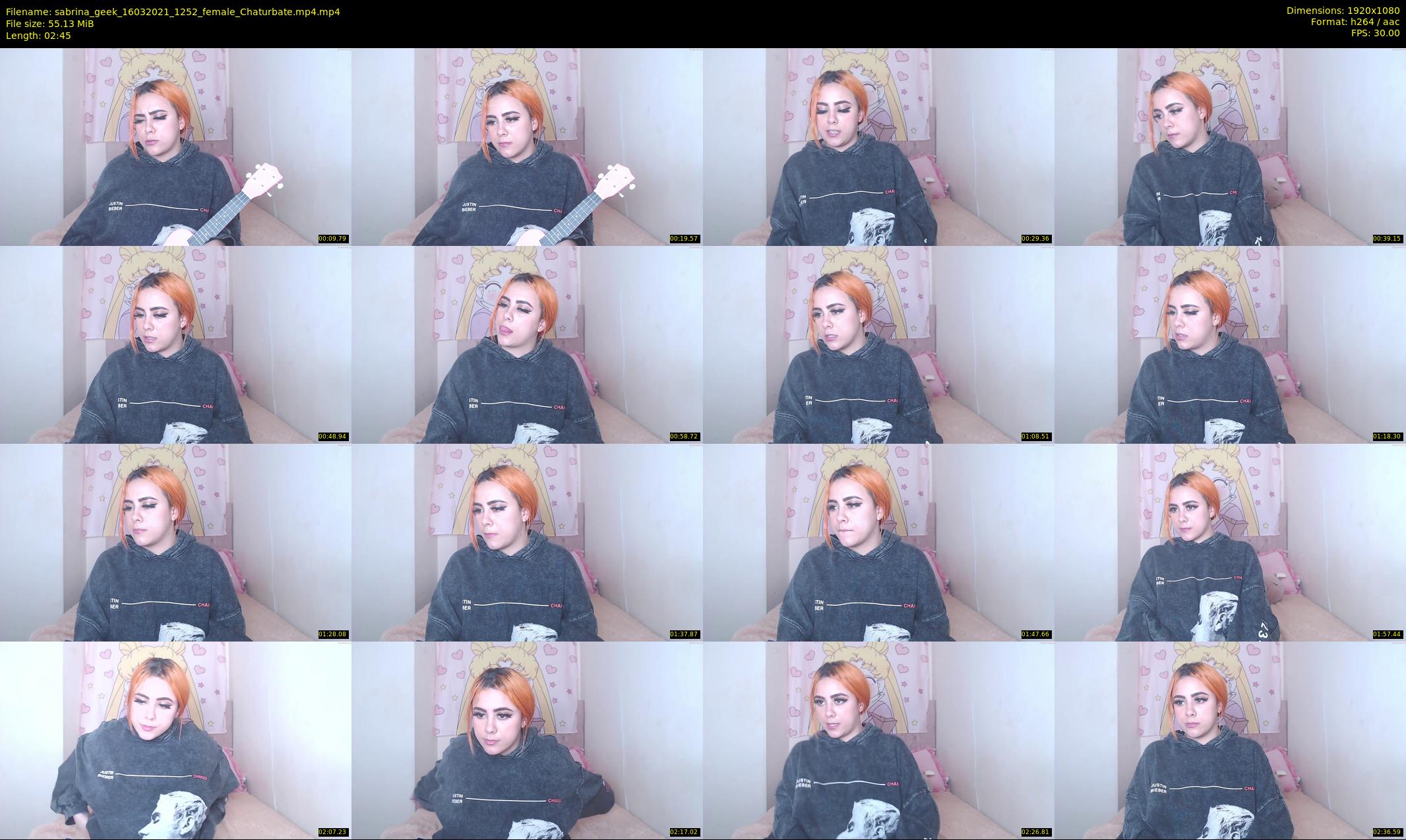 sabrina_geek — 3 minute Chaturbate female cam show recording, 1080p, Mar 16, 2021