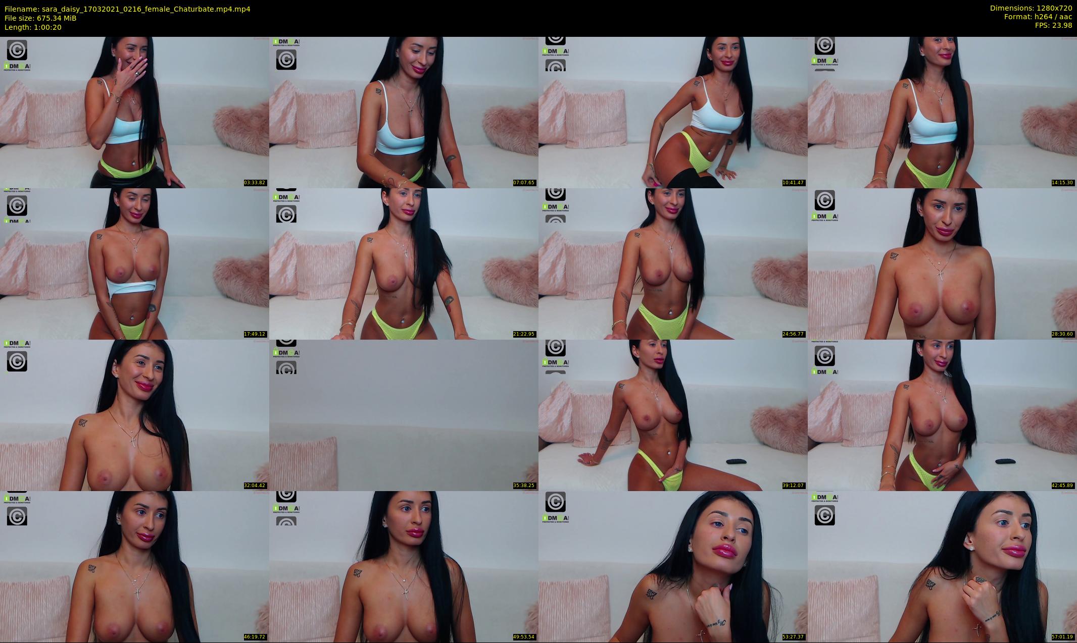 sara_daisy — 61 minute Chaturbate female cam show recording, 720p, Mar 17, 2021