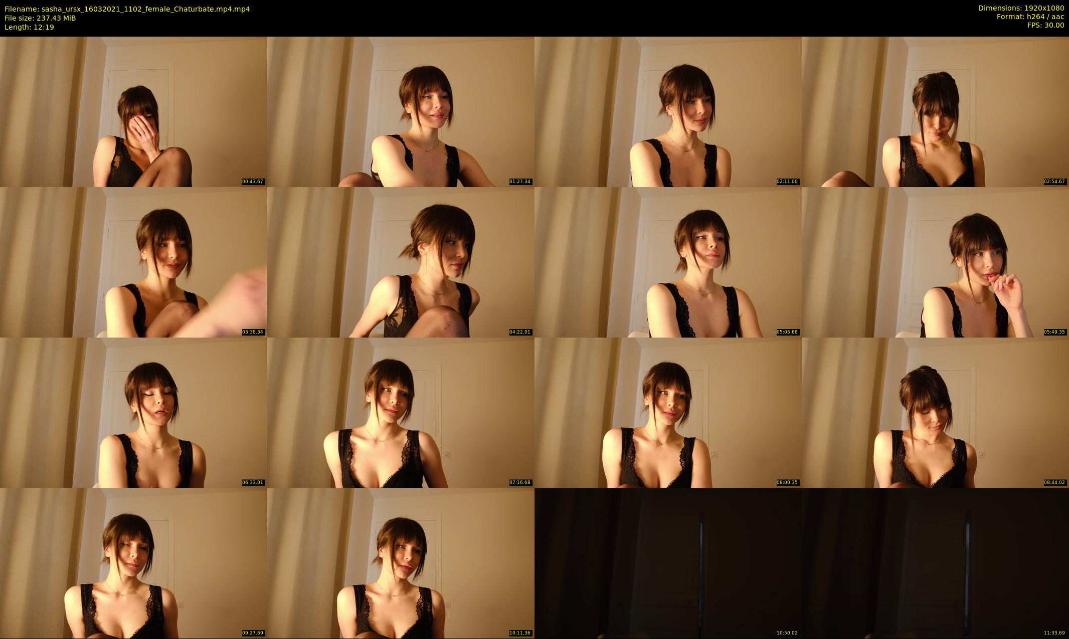 sasha_ursx — 13 minute Chaturbate female cam show recording, 1080p, Mar 16, 2021