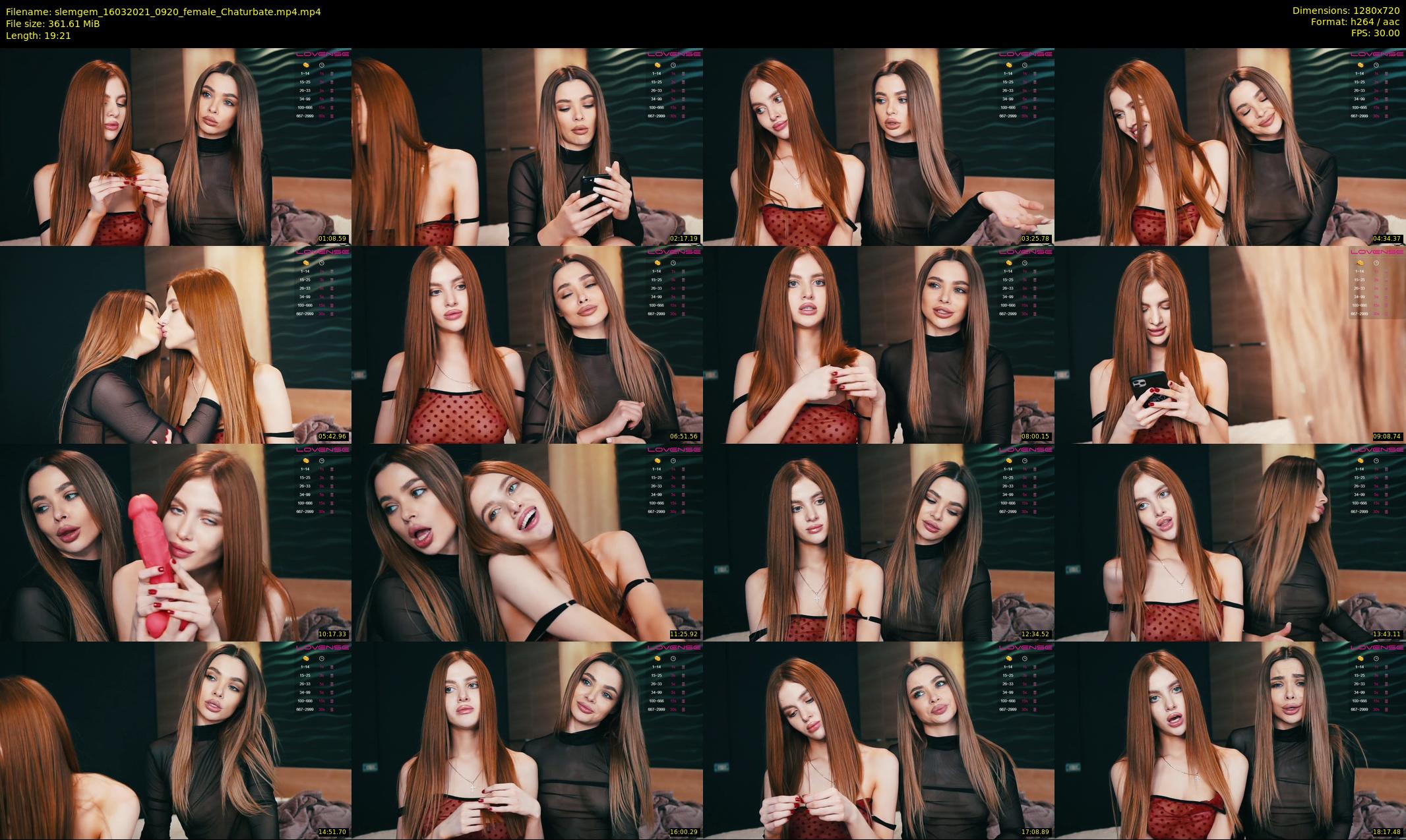 slemgem — 20 minute Chaturbate couple cam show recording, 720p, Mar 16, 2021