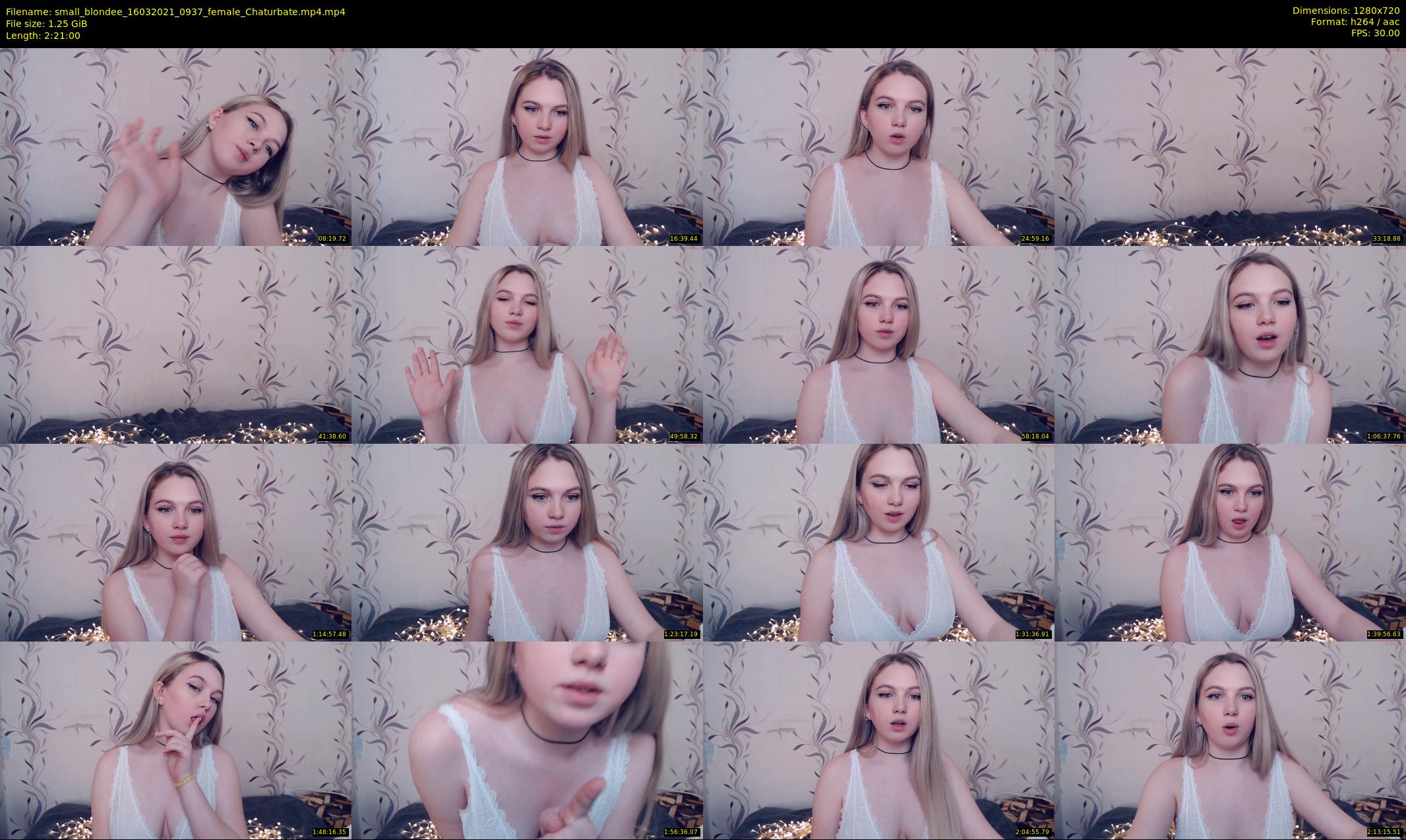 small_blondee — 141 minute Chaturbate female cam show recording, 720p, Mar 16, 2021