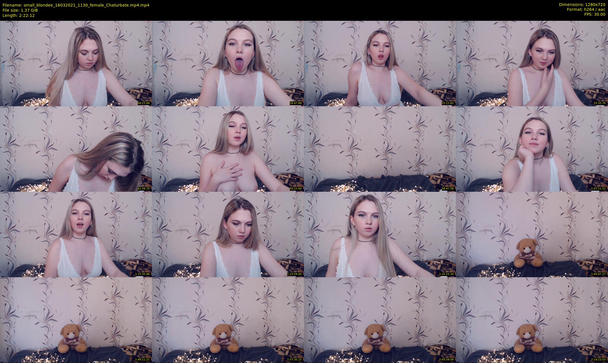 small_blondee — 143 minute Chaturbate female cam show recording, 720p, Mar 16, 2021