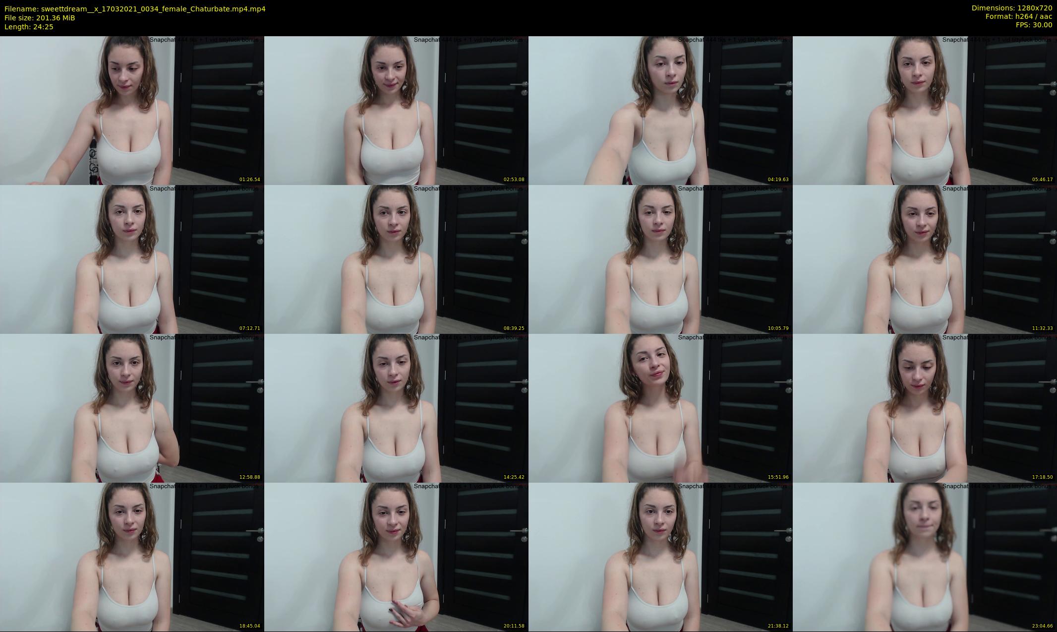 sweettdream__x — 25 minute Chaturbate female cam show recording, 720p, Mar 17, 2021