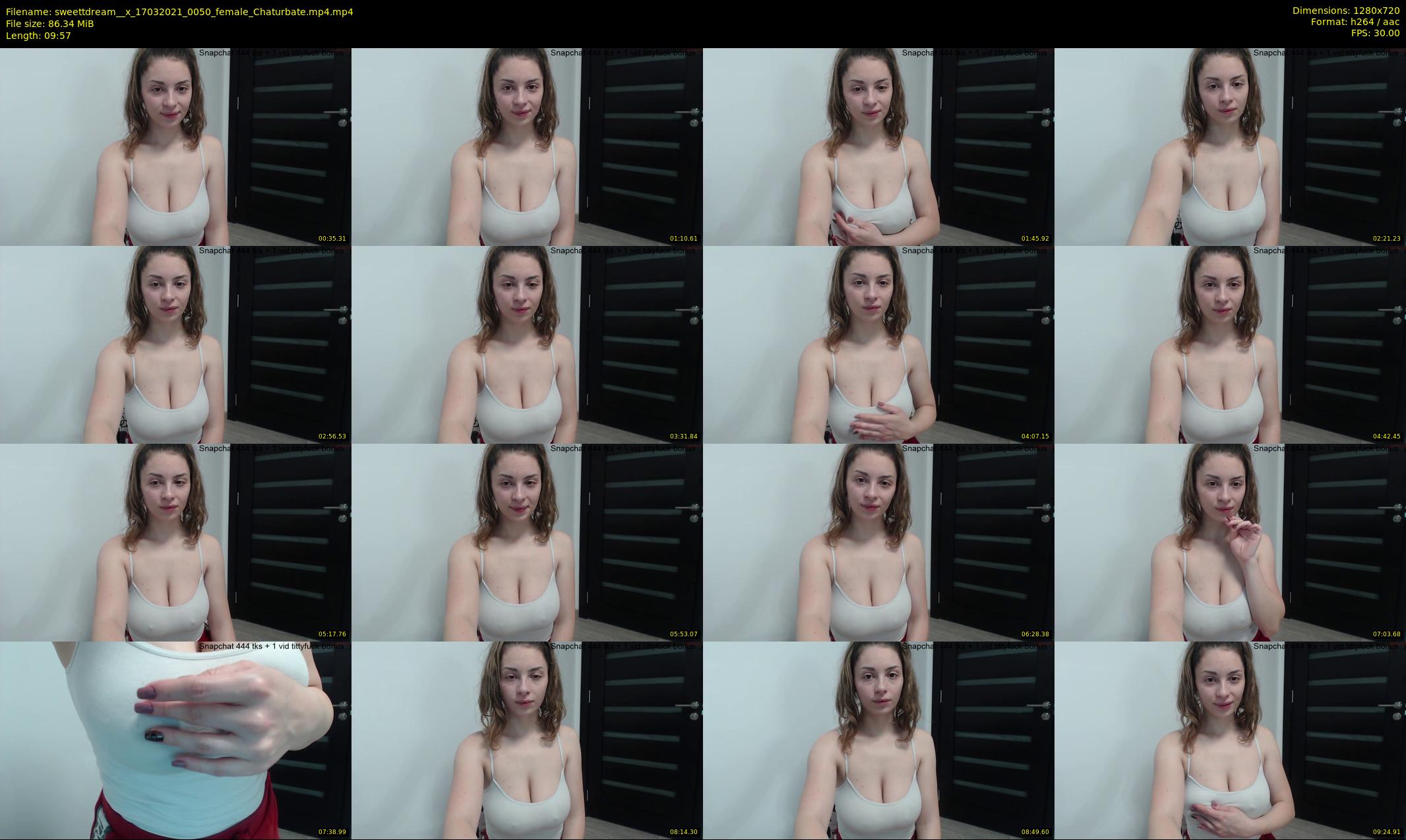 sweettdream__x — 10 minute Chaturbate female cam show recording, 720p, Mar 17, 2021