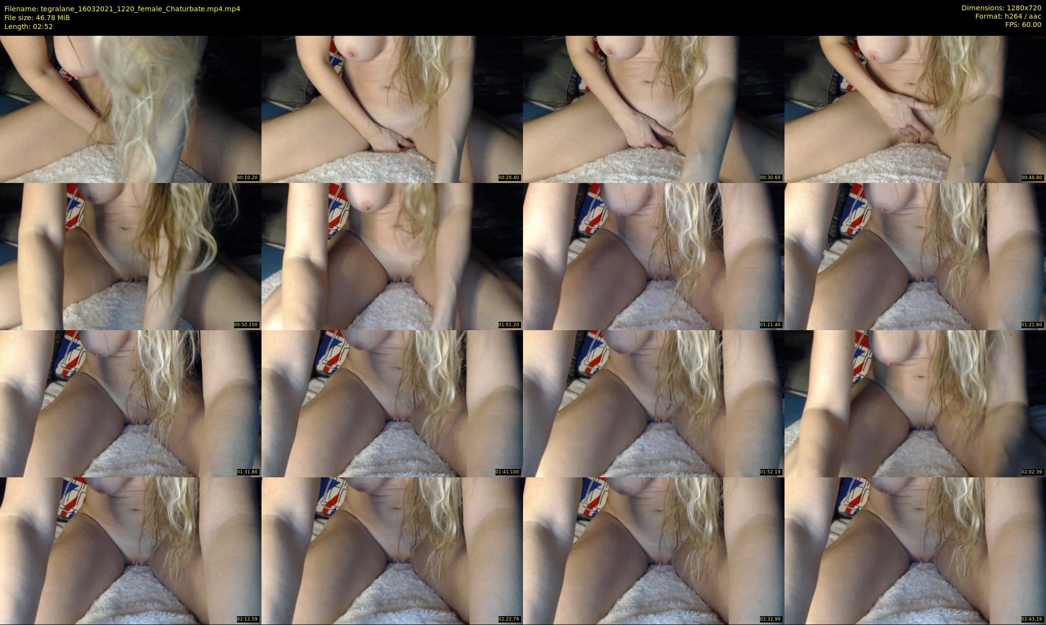 tegralane — 3 minute Chaturbate female cam show recording, 720p, Mar 16, 2021