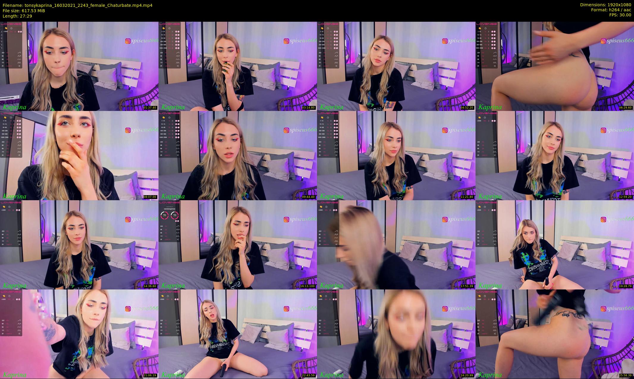 tonsykaprina — 28 minute Chaturbate couple cam show recording, 1080p, Mar 16, 2021