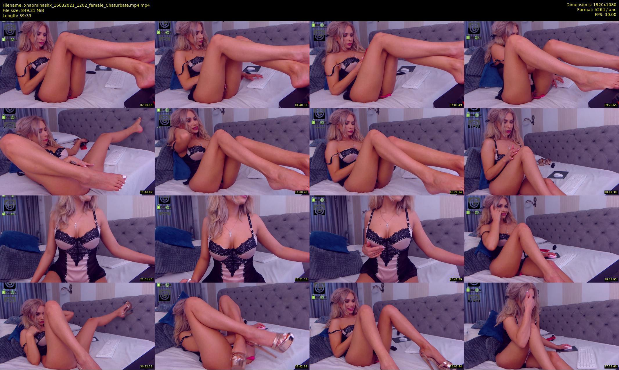 xnaominashx — 40 minute Chaturbate female cam show recording, 1080p, Mar 16, 2021