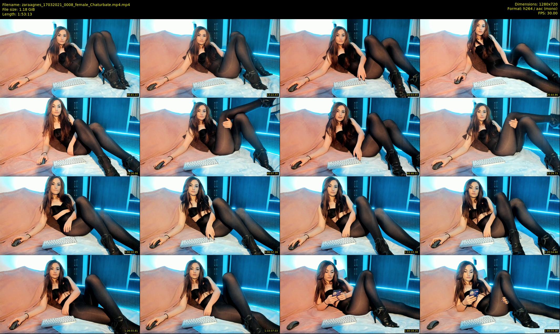 zaraagnes — 114 minute Chaturbate female cam show recording, 720p, Mar 17, 2021