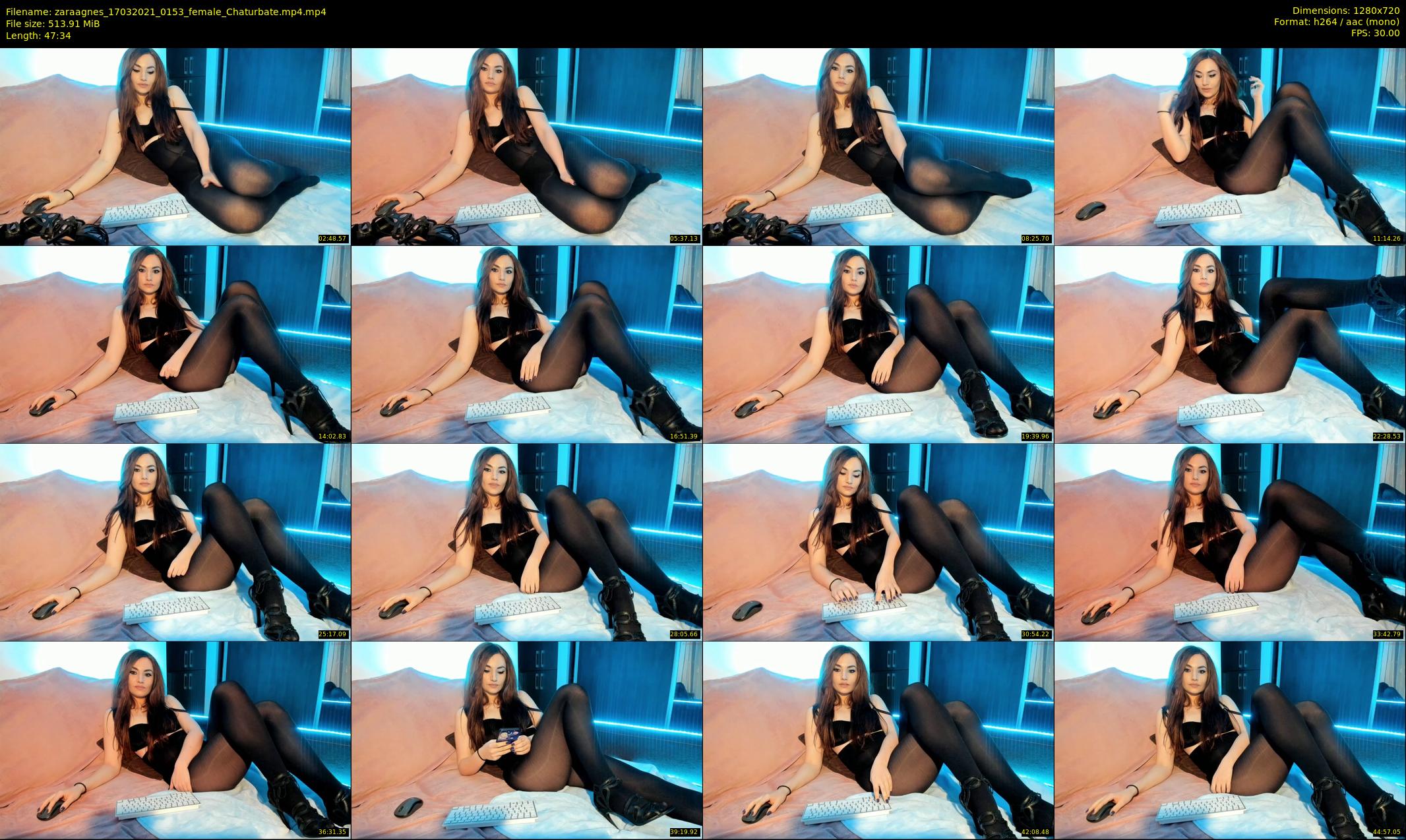 zaraagnes — 48 minute Chaturbate female cam show recording, 720p, Mar 17, 2021