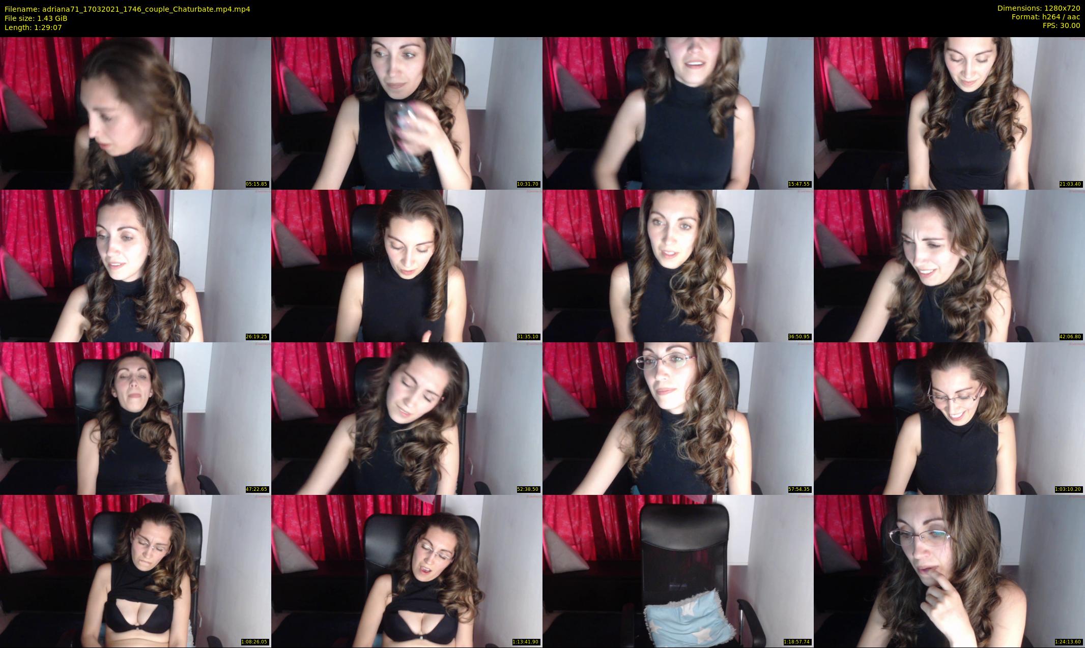 adriana71 — 90 minute Chaturbate couple cam show recording, 720p, Mar 17, 2021