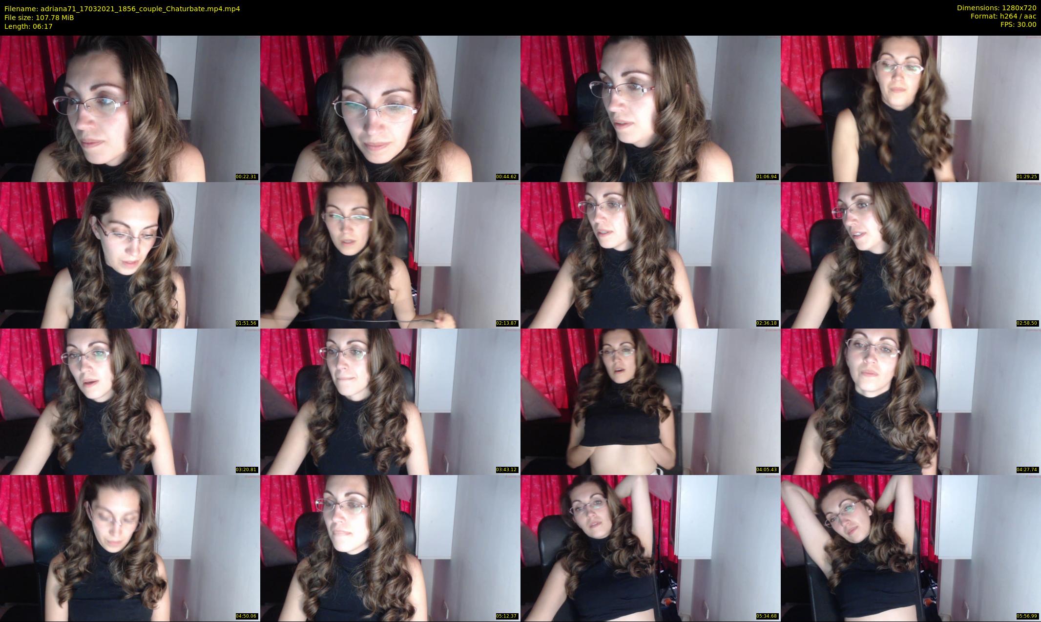 adriana71 — 7 minute Chaturbate couple cam show recording, 720p, Mar 17, 2021