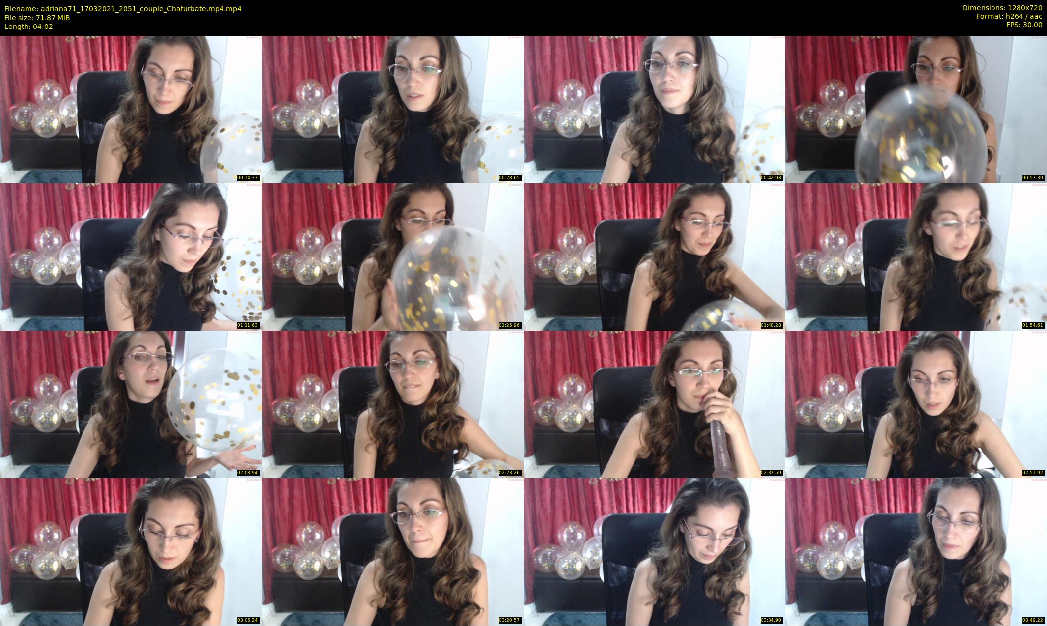 adriana71 — 5 minute Chaturbate couple cam show recording, 720p, Mar 17, 2021