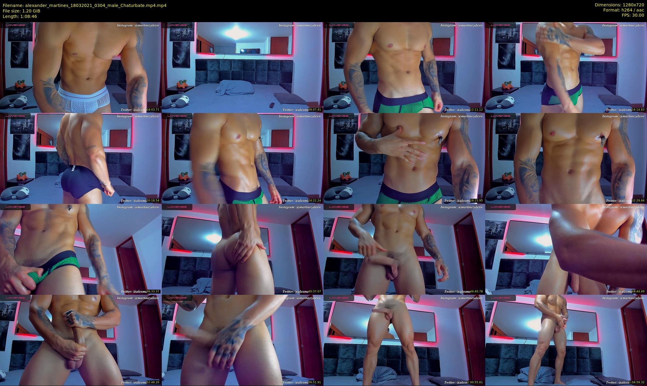 alexander_martines — 69 minute Chaturbate male cam show recording, 720p, Mar 18, 2021