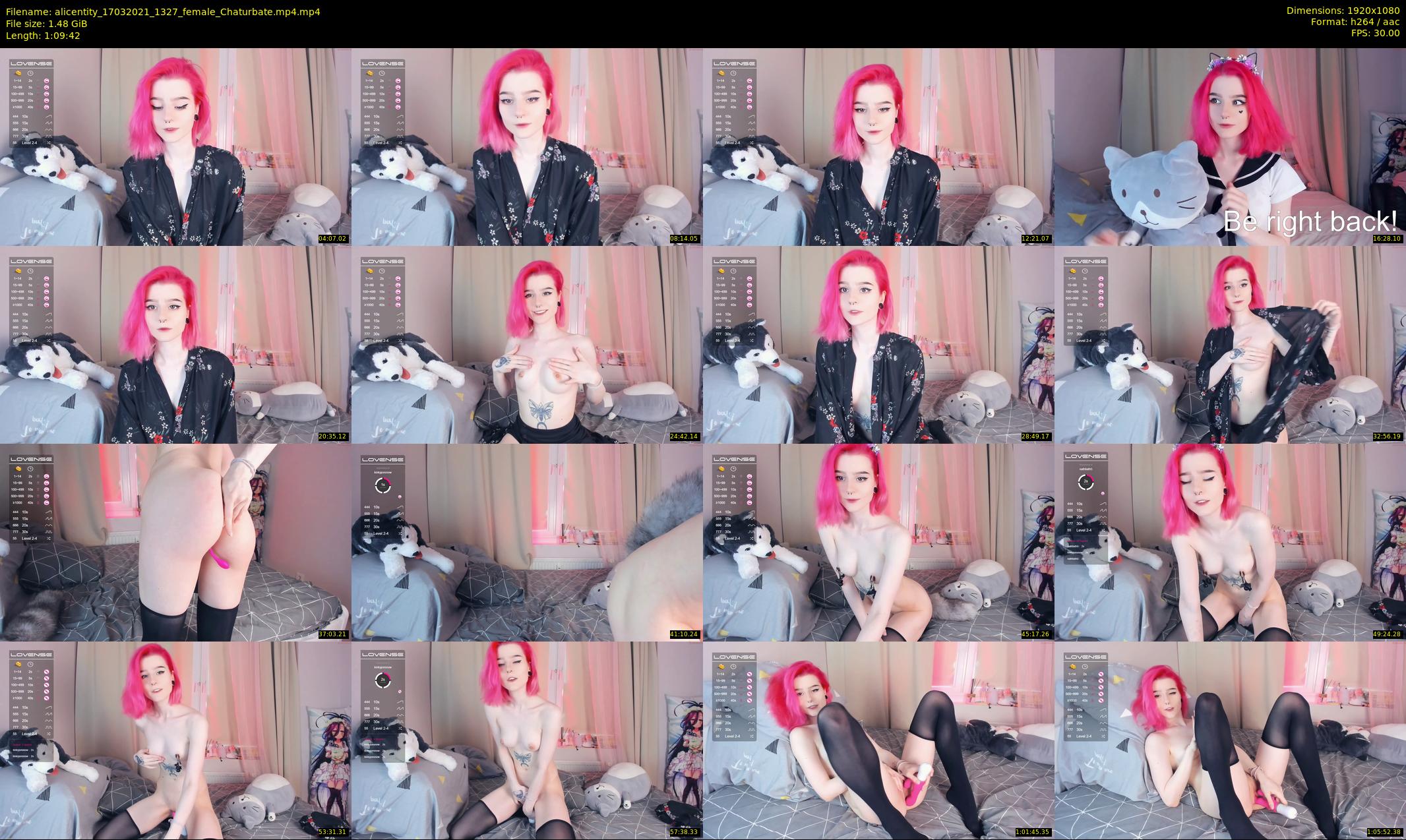 alicentity — 70 minute Chaturbate female cam show recording, 1080p, Mar 17, 2021