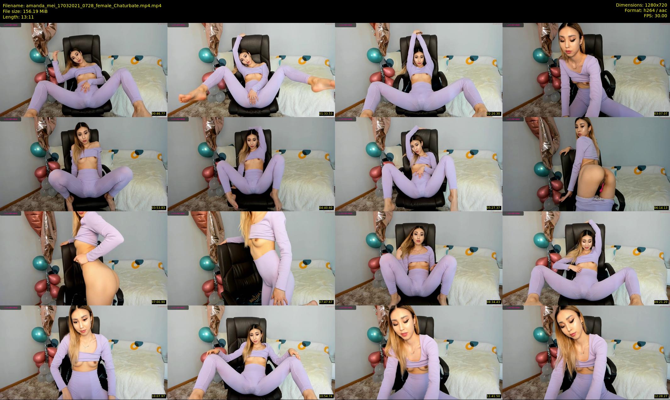 amanda_mei — 14 minute Chaturbate female cam show recording, 720p, Mar 17, 2021