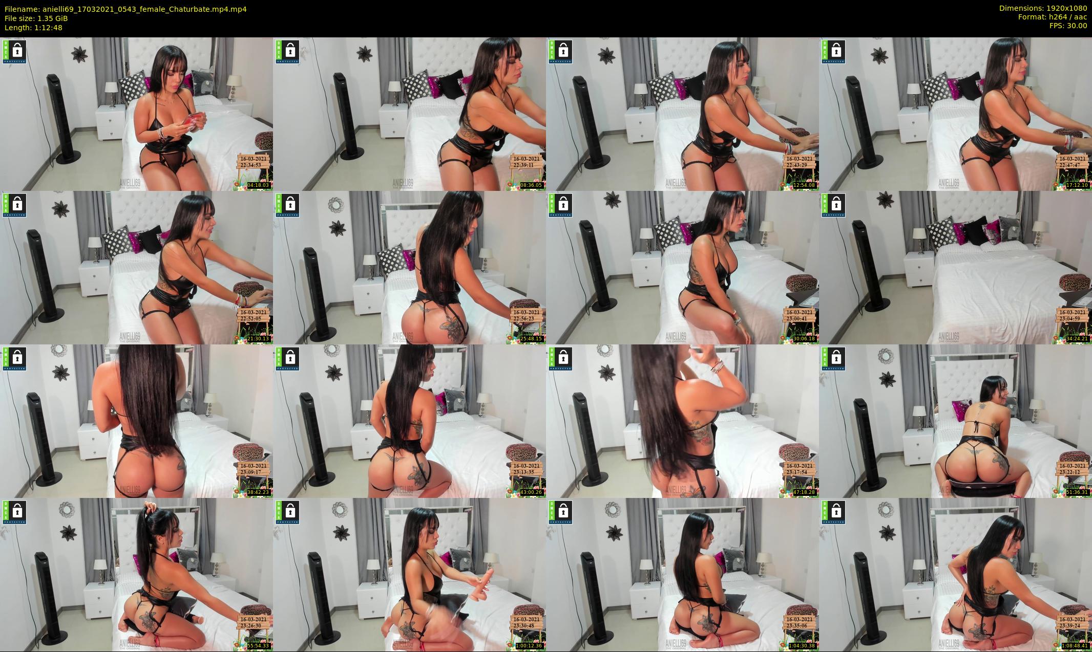 anielli69 — 73 minute Chaturbate female cam show recording, 1080p, Mar 17, 2021
