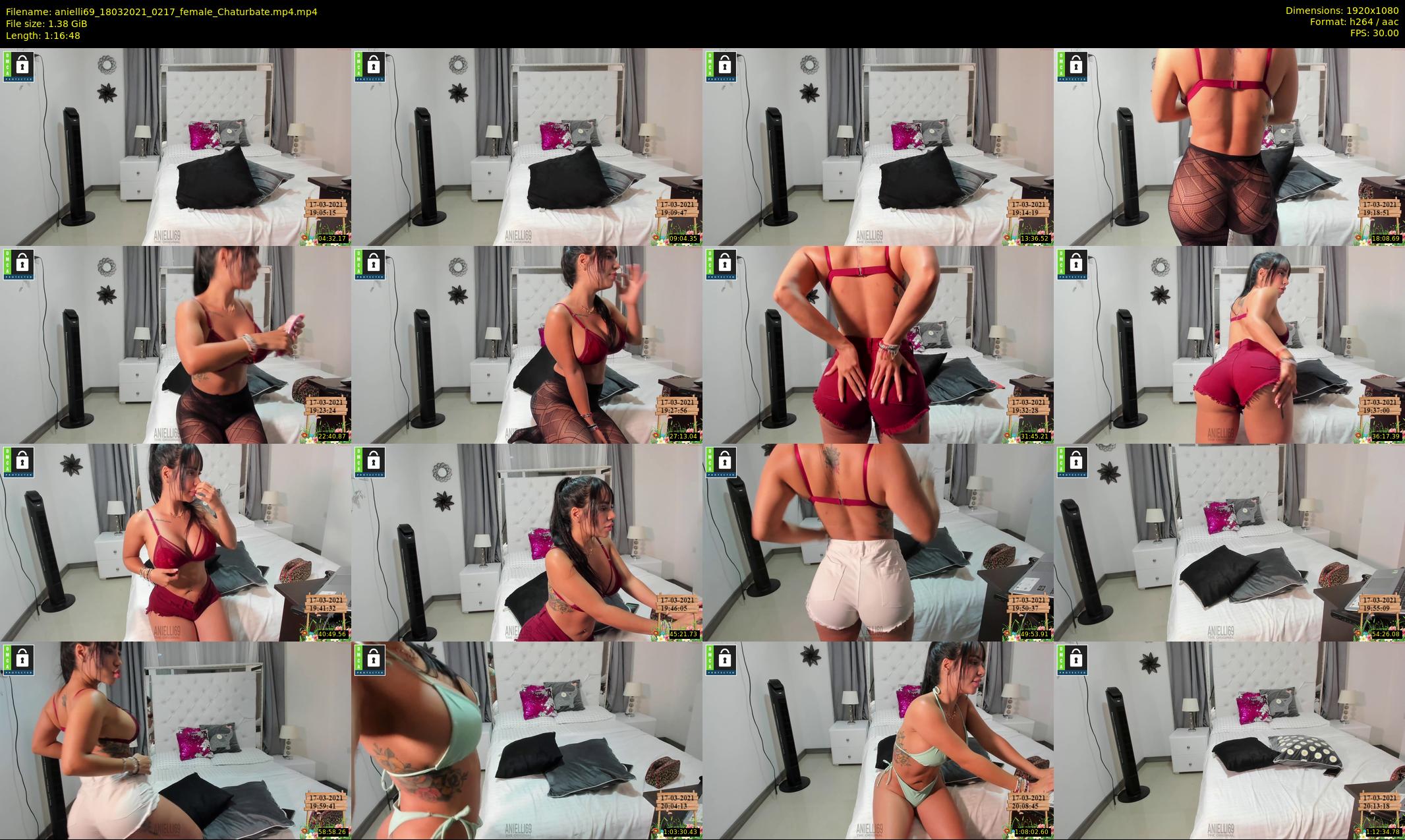 anielli69 — 77 minute Chaturbate female cam show recording, 1080p, Mar 18, 2021