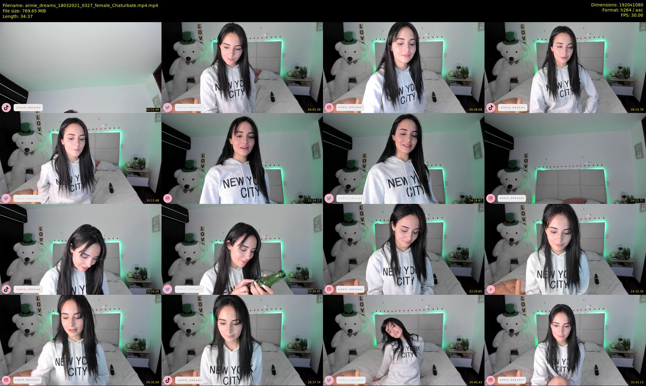 annie_dreams — 35 minute Chaturbate female cam show recording, 1080p, Mar 18, 2021