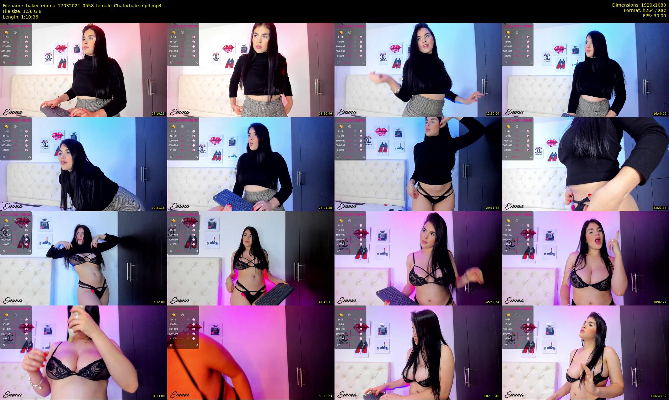 baker_emma — 71 minute Chaturbate female cam show recording, 1080p, Mar 17, 2021