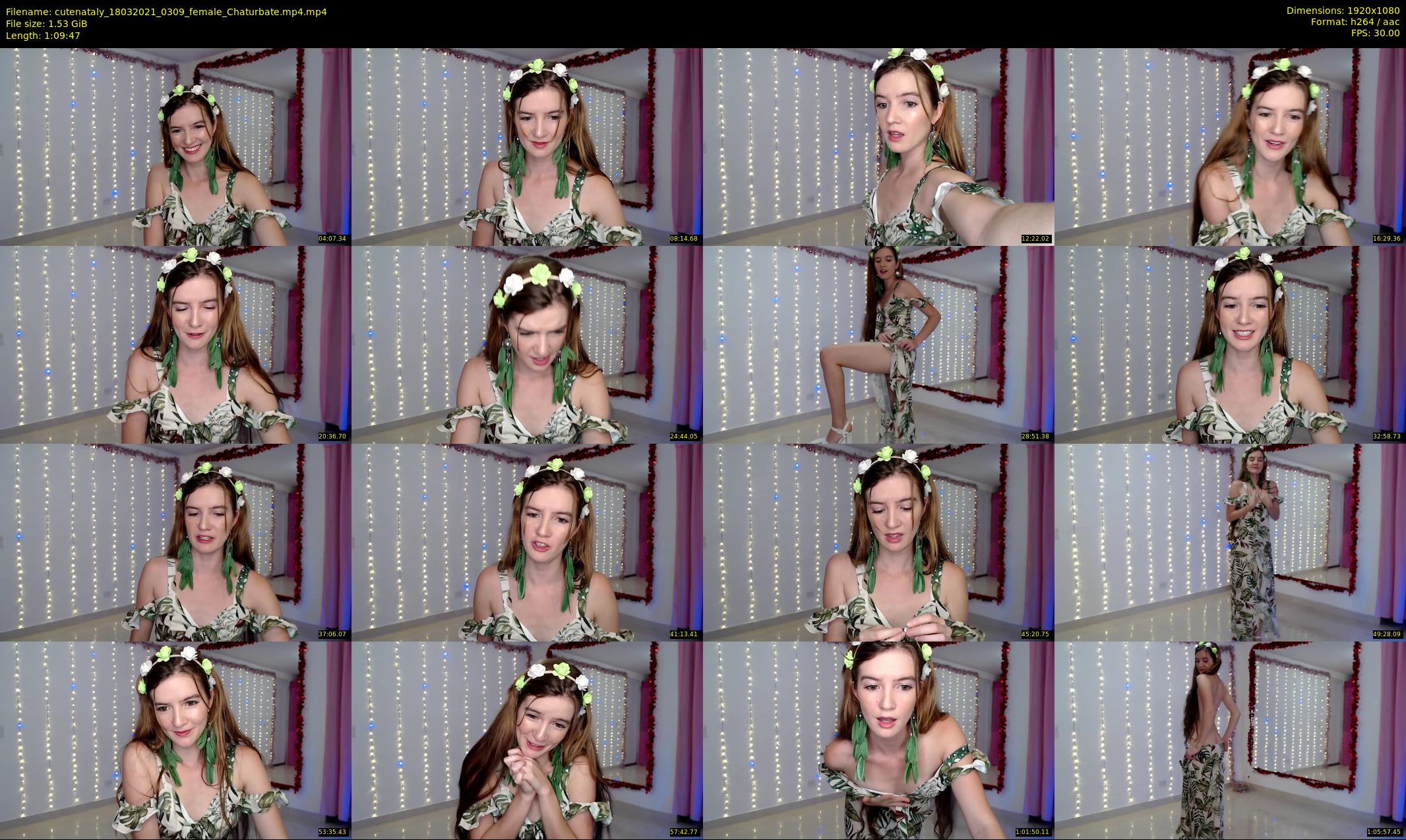 cutenataly — 70 minute Chaturbate female cam show recording, 1080p, Mar 18, 2021