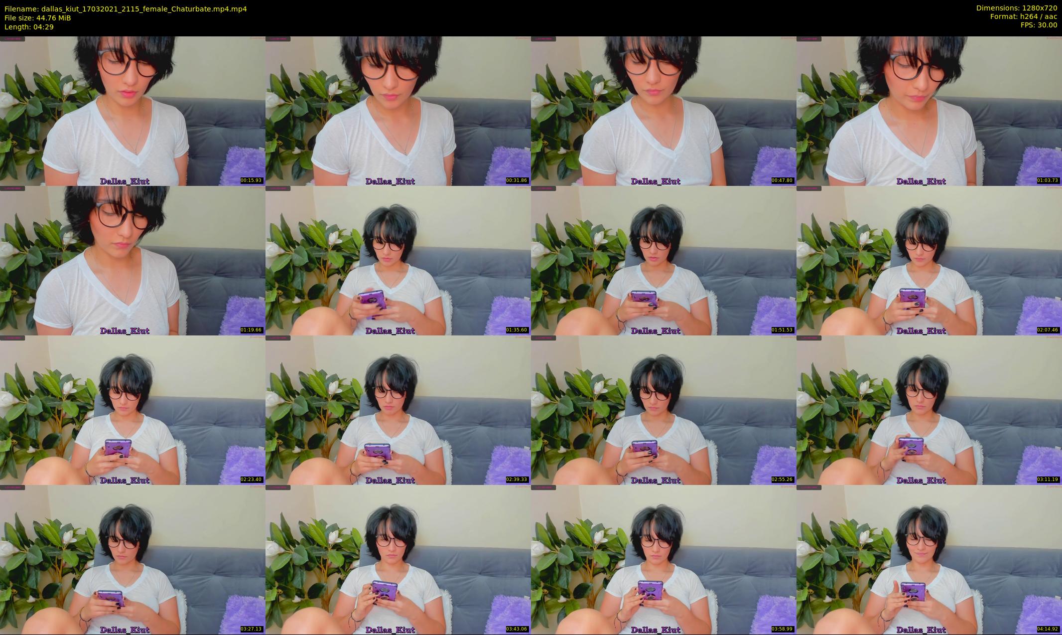 dallas_kiut — 5 minute Chaturbate female cam show recording, 720p, Mar 17, 2021