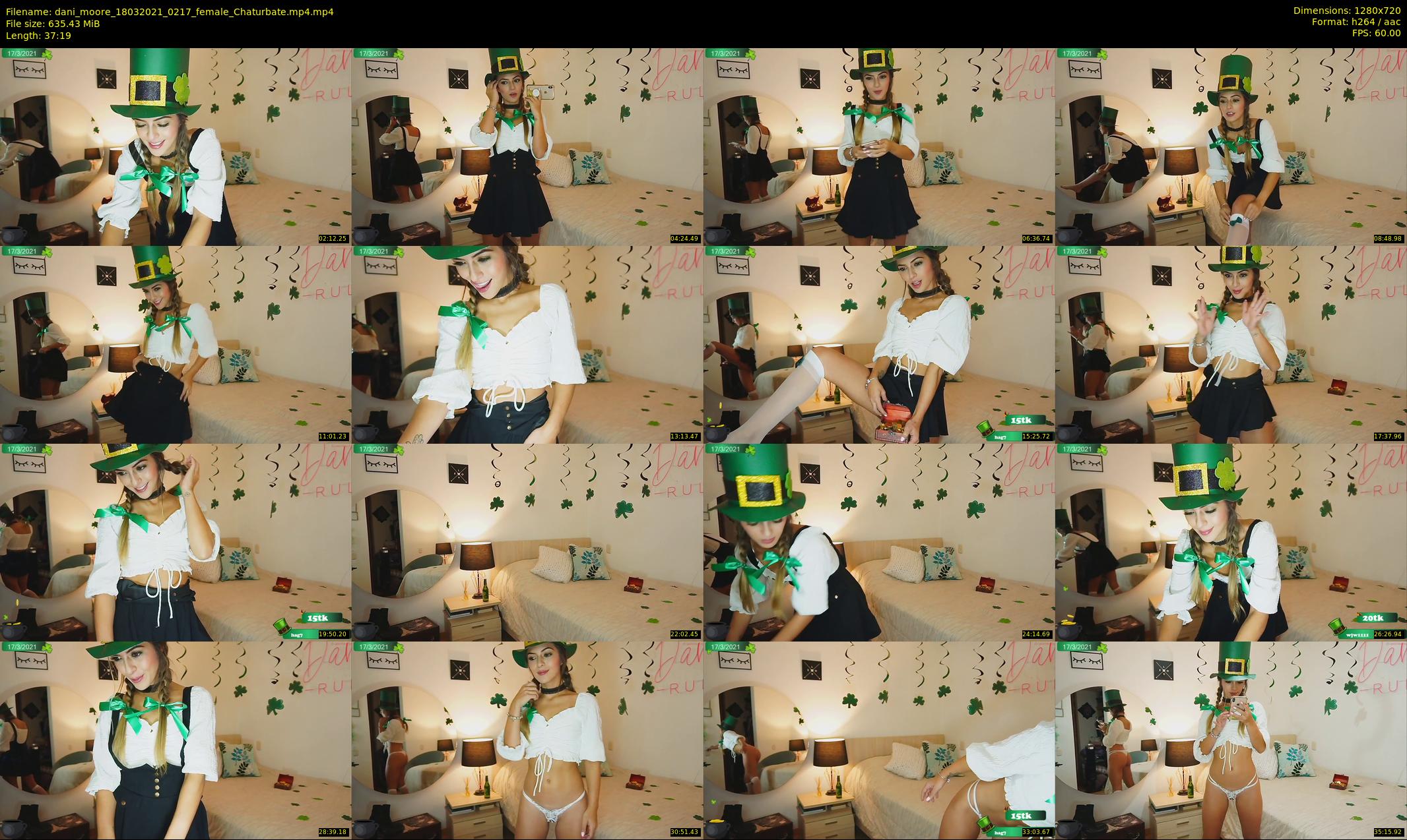 dani_moore — 38 minute Chaturbate female cam show recording, 720p, Mar 18, 2021