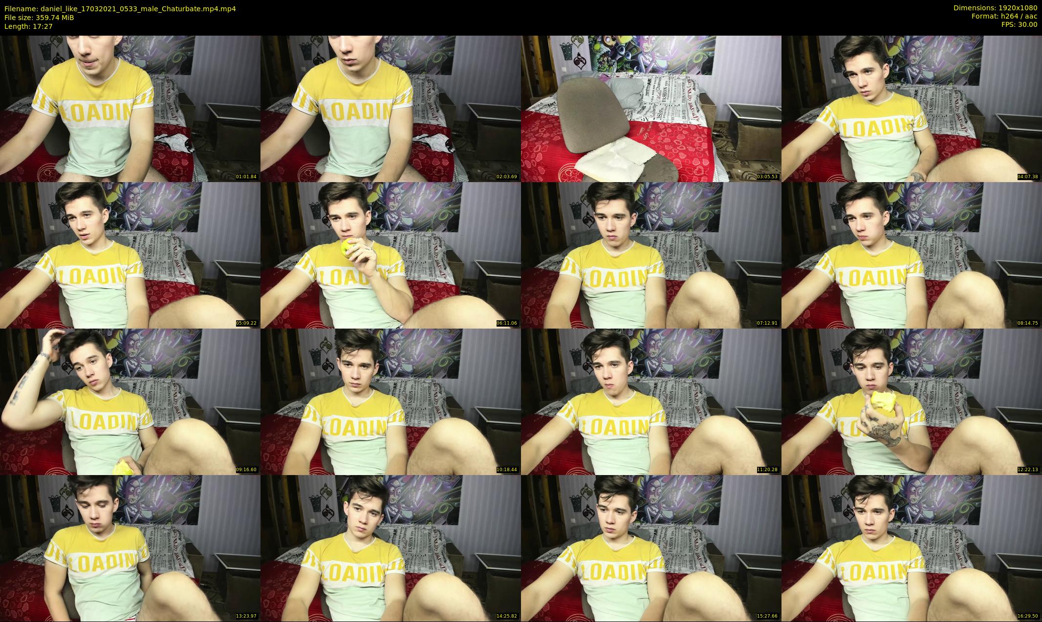 daniel_like — 18 minute Chaturbate male cam show recording, 1080p, Mar 17, 2021