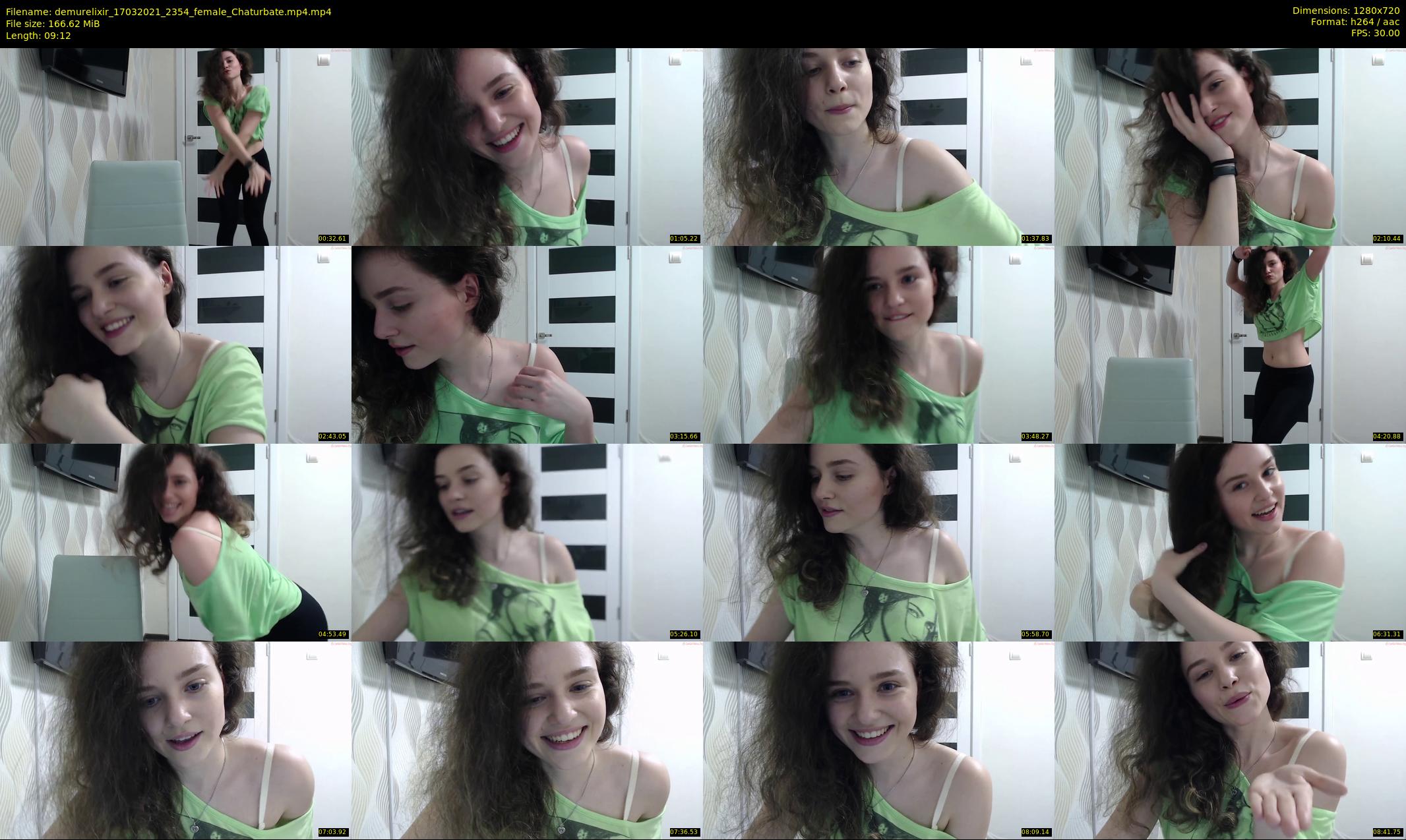 demurelixir — 10 minute Chaturbate female cam show recording, 720p, Mar 17, 2021