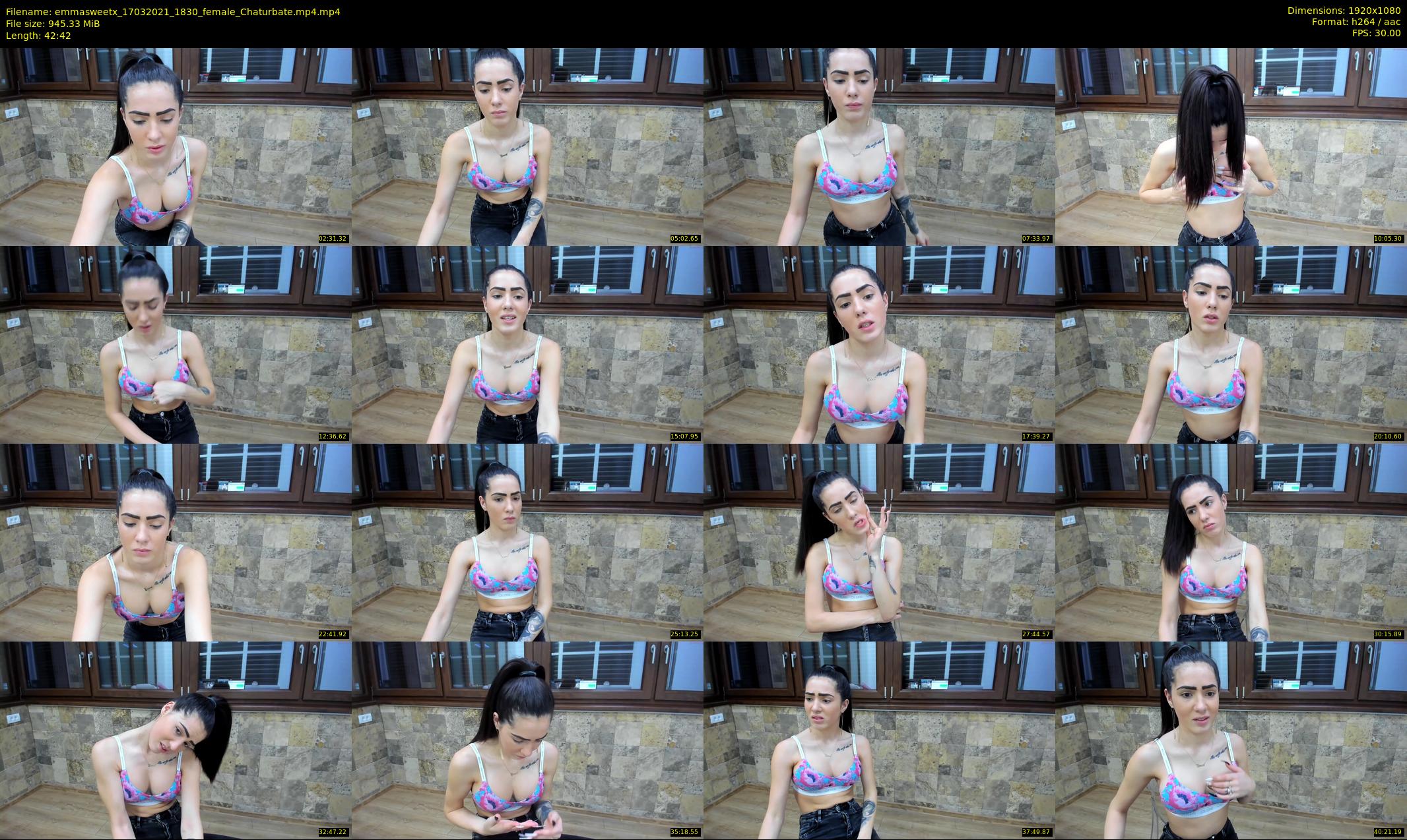 emmasweetx — 43 minute Chaturbate couple cam show recording, 1080p, Mar 17, 2021