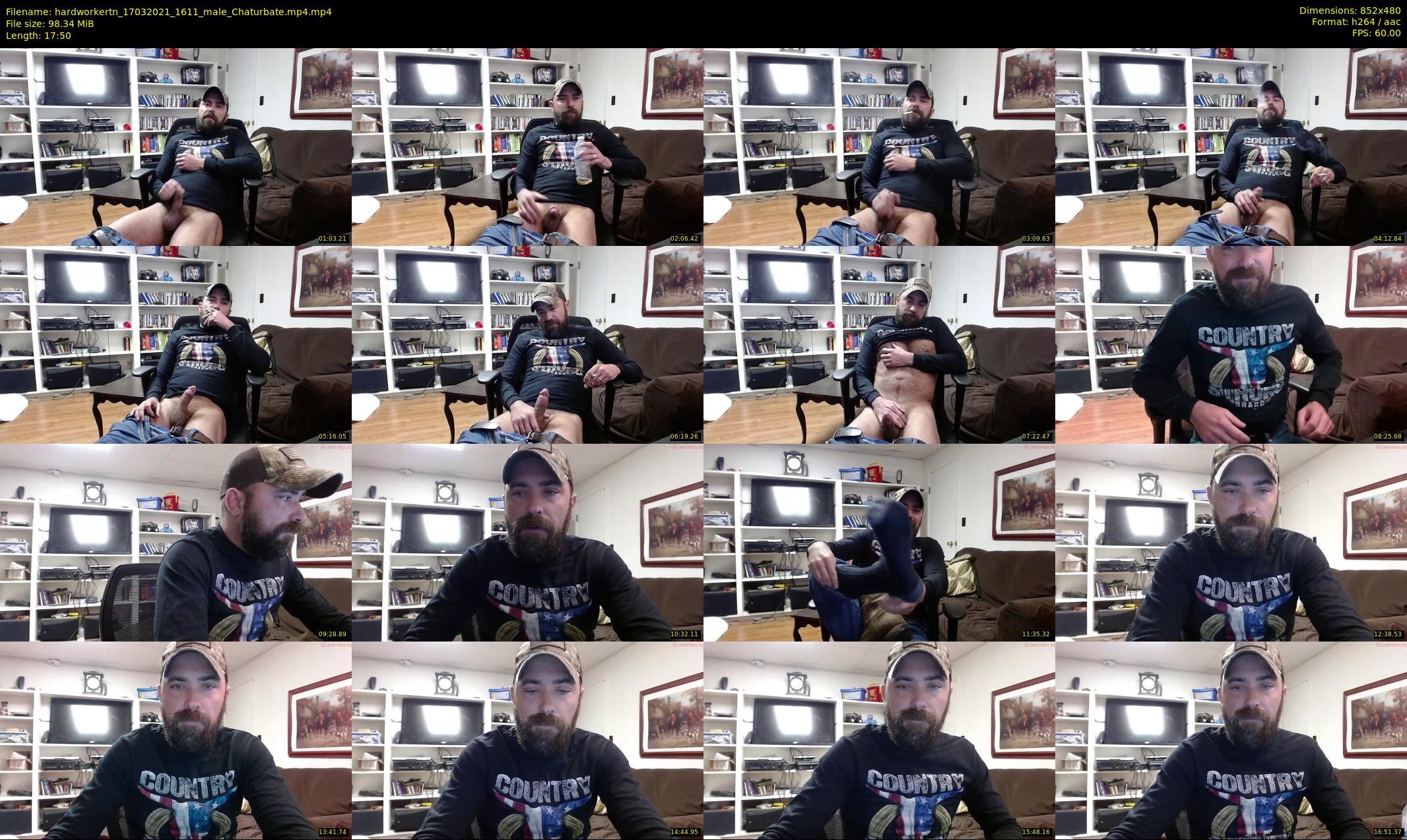 hardworkertn — 18 minute Chaturbate male cam show recording, 480p, Mar 17, 2021