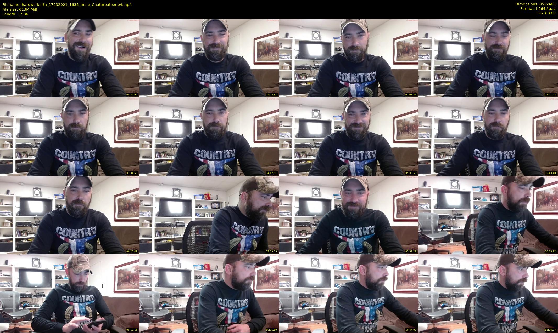 hardworkertn — 13 minute Chaturbate male cam show recording, 480p, Mar 17, 2021