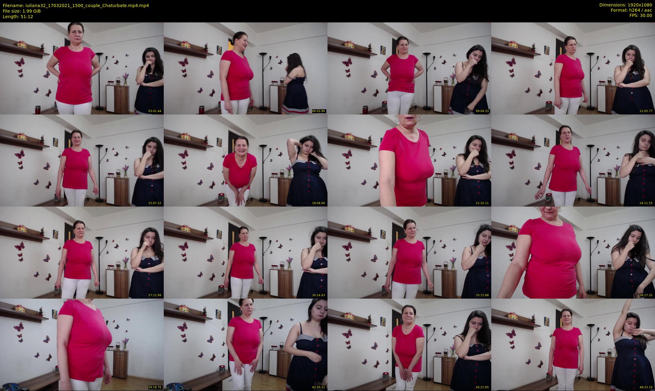 iuliana32 — 52 minute Chaturbate couple cam show recording, 1080p, Mar 17, 2021