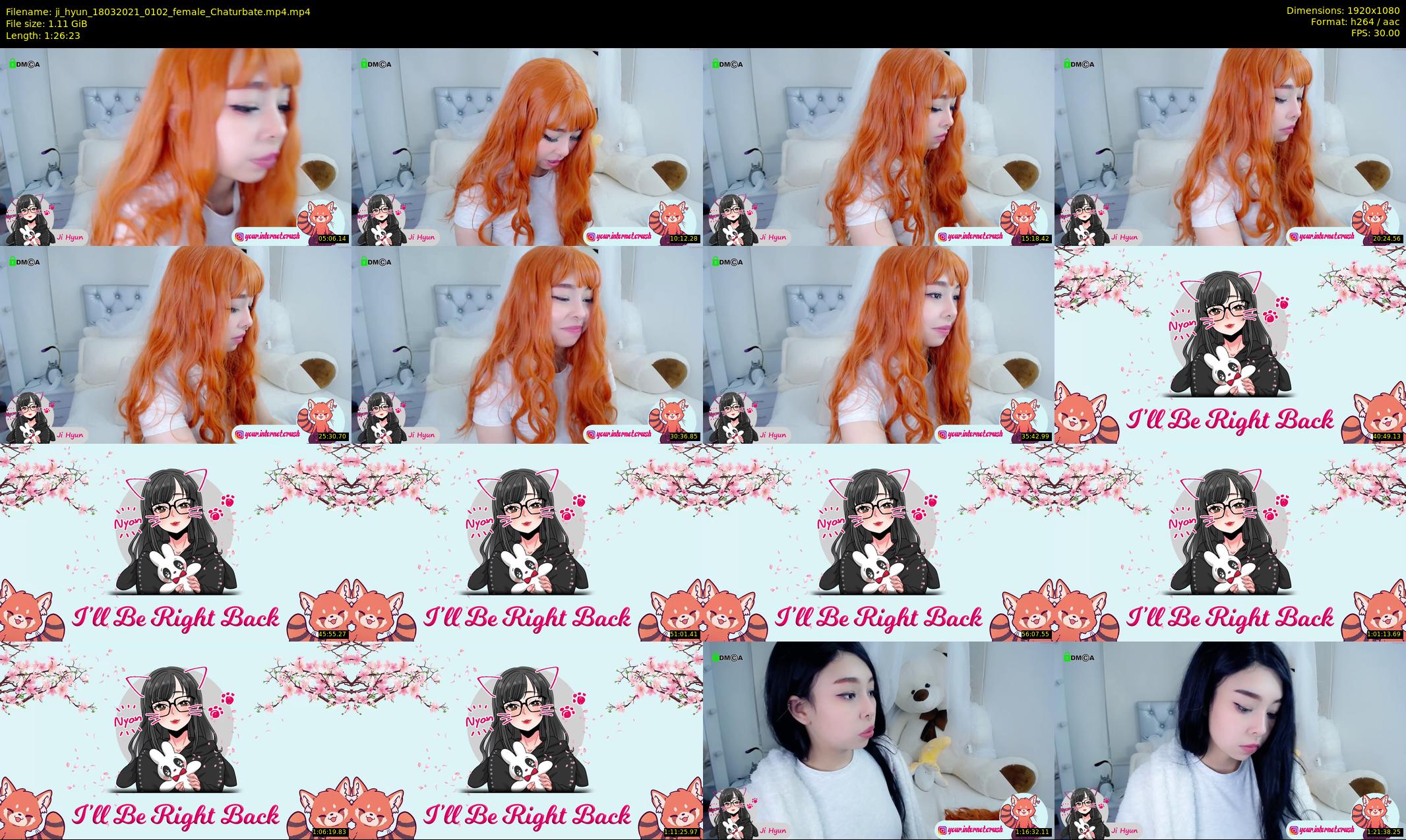 ji_hyun — 87 minute Chaturbate female cam show recording, 1080p, Mar 18, 2021