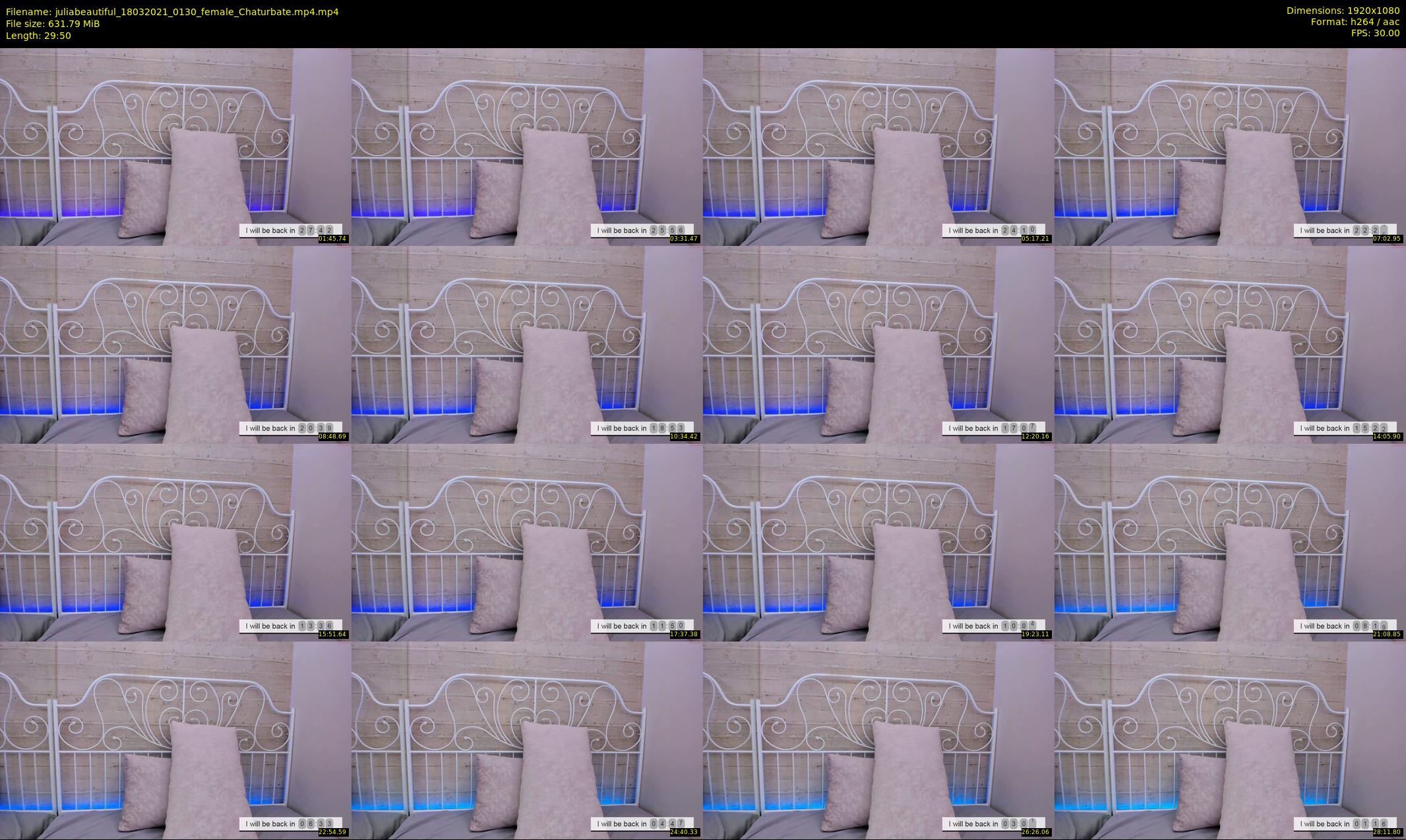 juliabeautiful — 30 minute Chaturbate female cam show recording, 1080p, Mar 18, 2021
