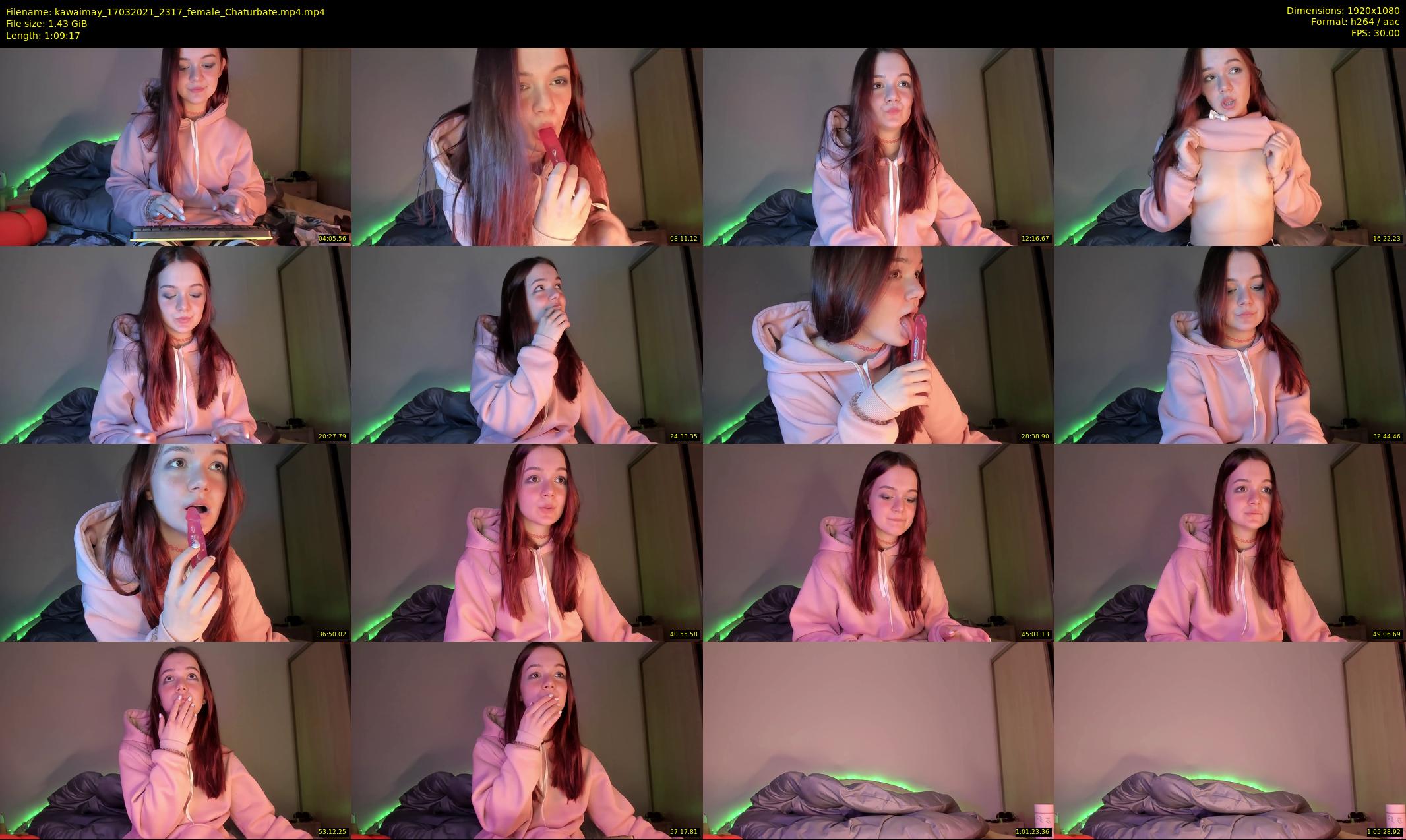 kawaimay — 70 minute Chaturbate female cam show recording, 1080p, Mar 17, 2021