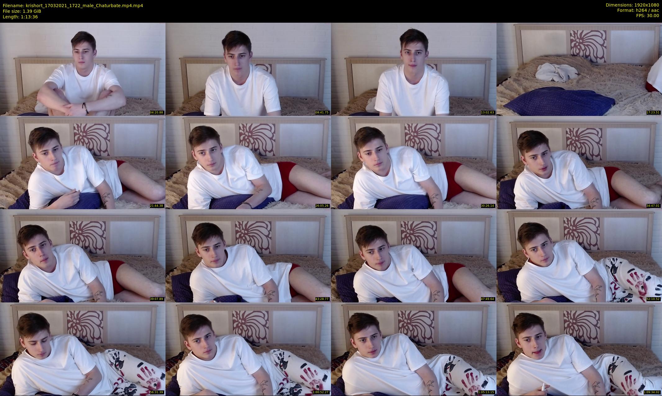 krishort — 74 minute Chaturbate male cam show recording, 1080p, Mar 17, 2021