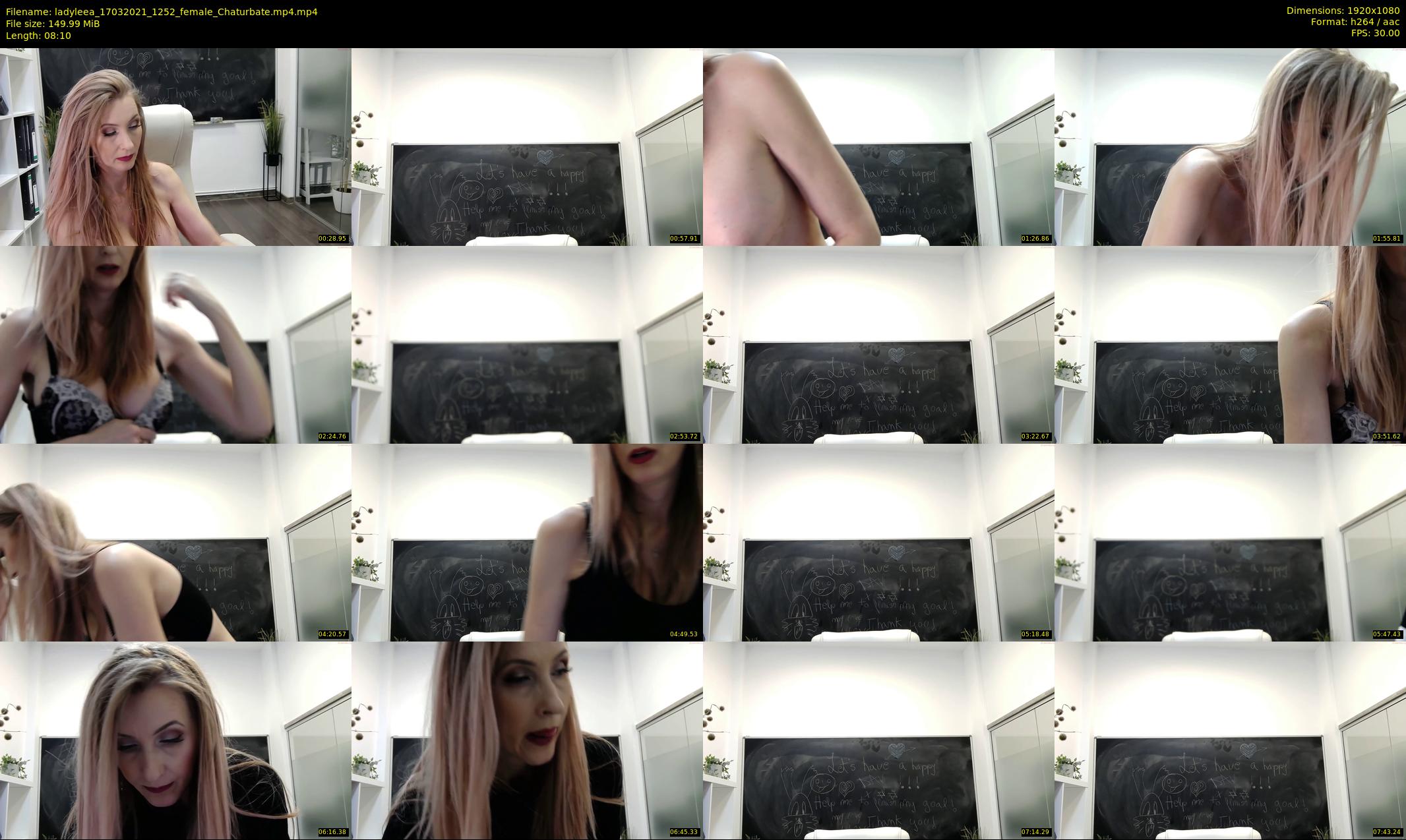 ladyleea — 9 minute Chaturbate female cam show recording, 1080p, Mar 17, 2021