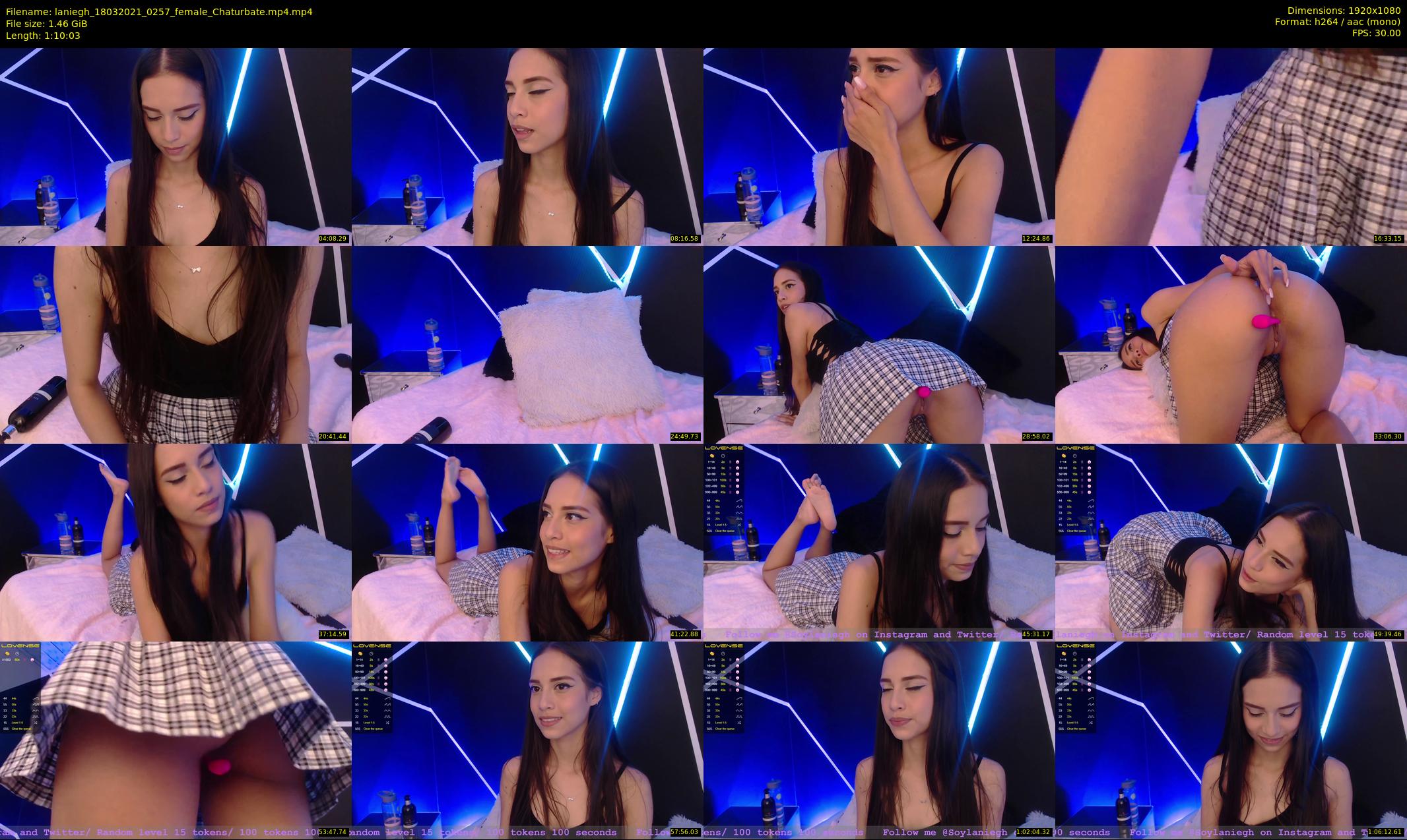 laniegh — 71 minute Chaturbate female cam show recording, 1080p, Mar 18, 2021