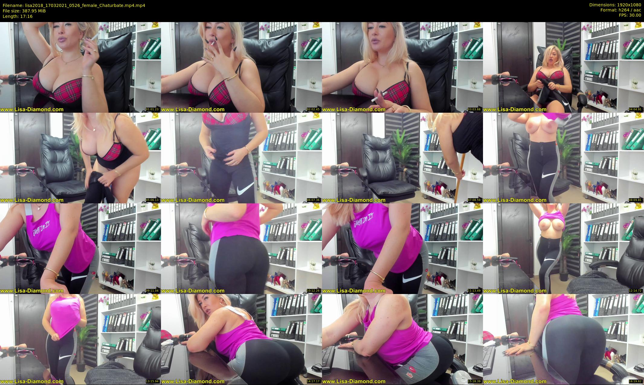lisa2018 — 18 minute Chaturbate female cam show recording, 1080p, Mar 17, 2021