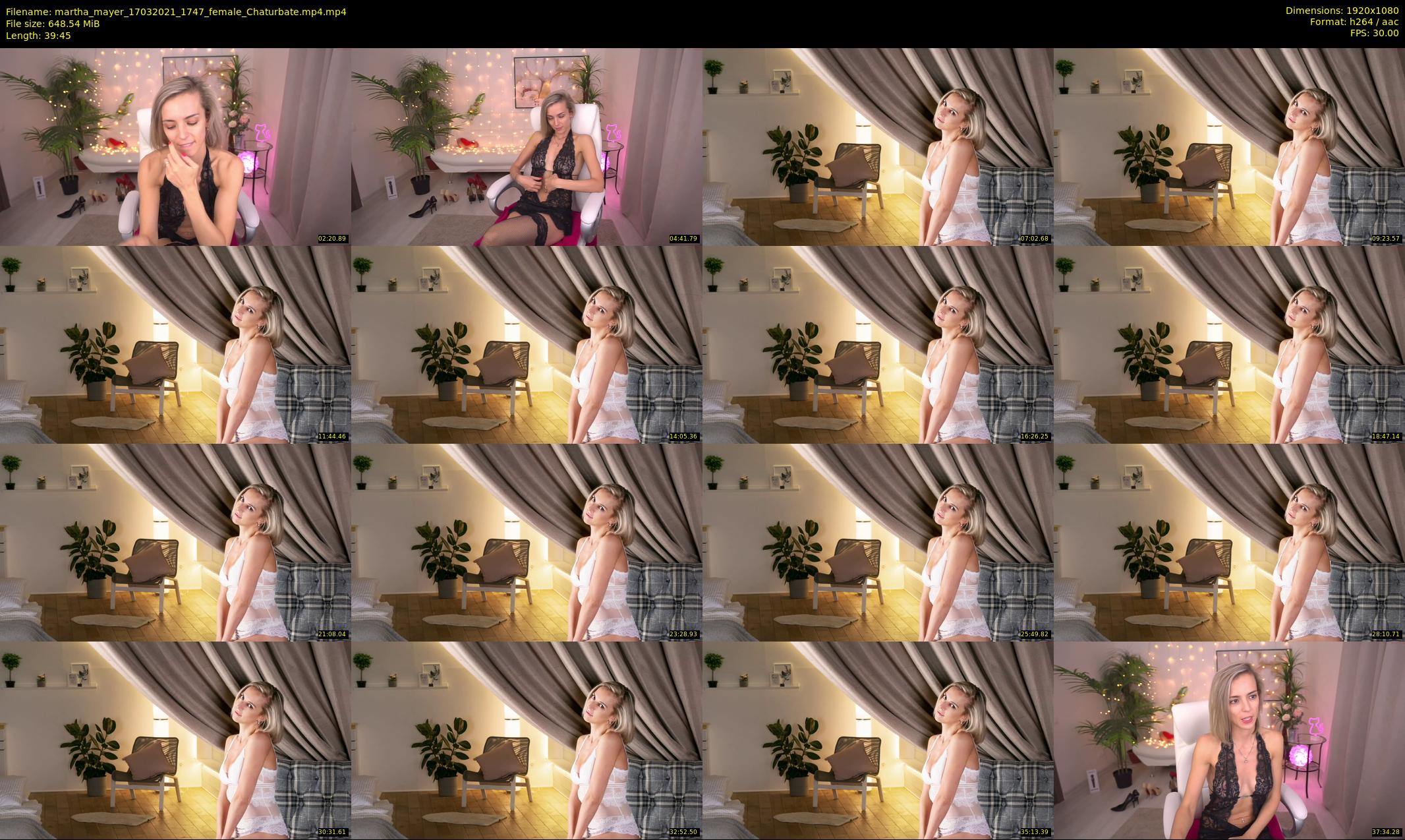 martha_mayer — 40 minute Chaturbate female cam show recording, 1080p, Mar 17, 2021