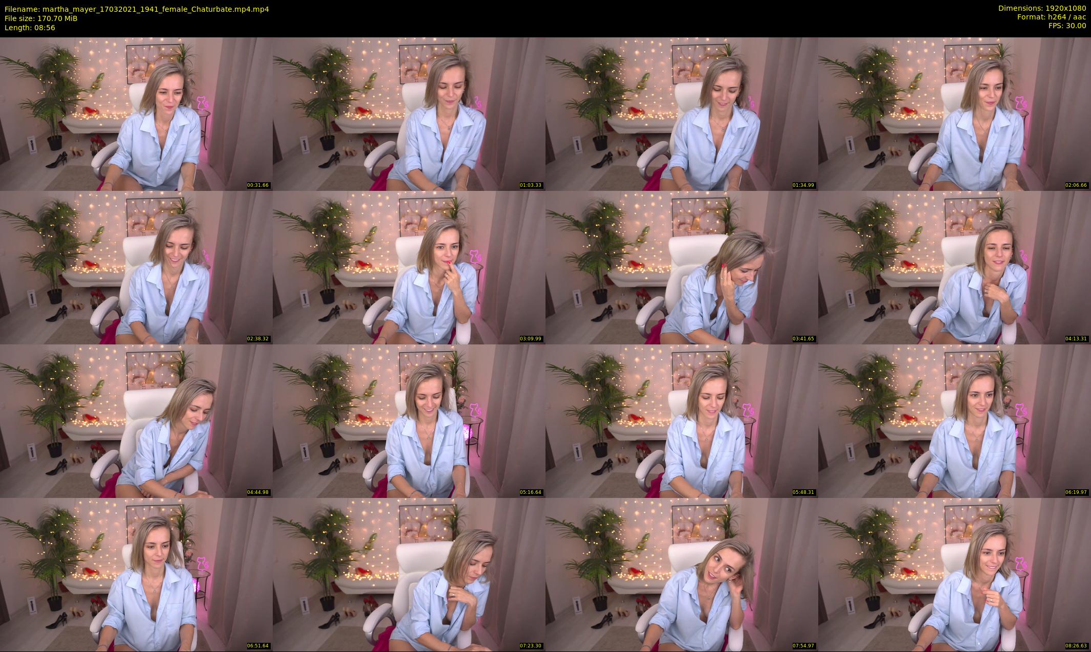 martha_mayer — 9 minute Chaturbate female cam show recording, 1080p, Mar 17, 2021