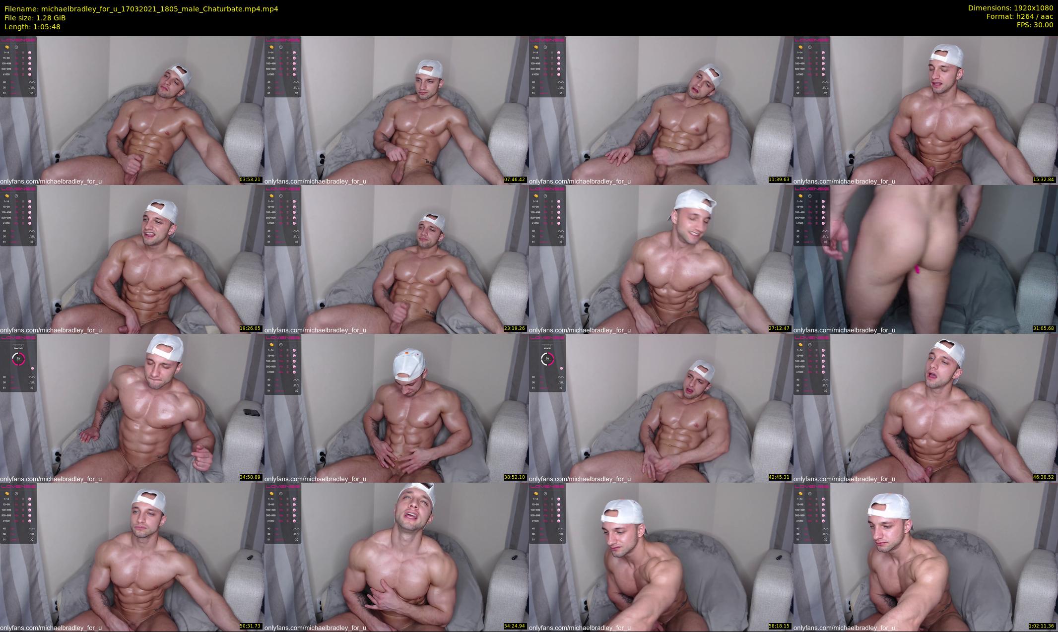 michaelbradley_for_u — 66 minute Chaturbate male cam show recording, 1080p, Mar 17, 2021