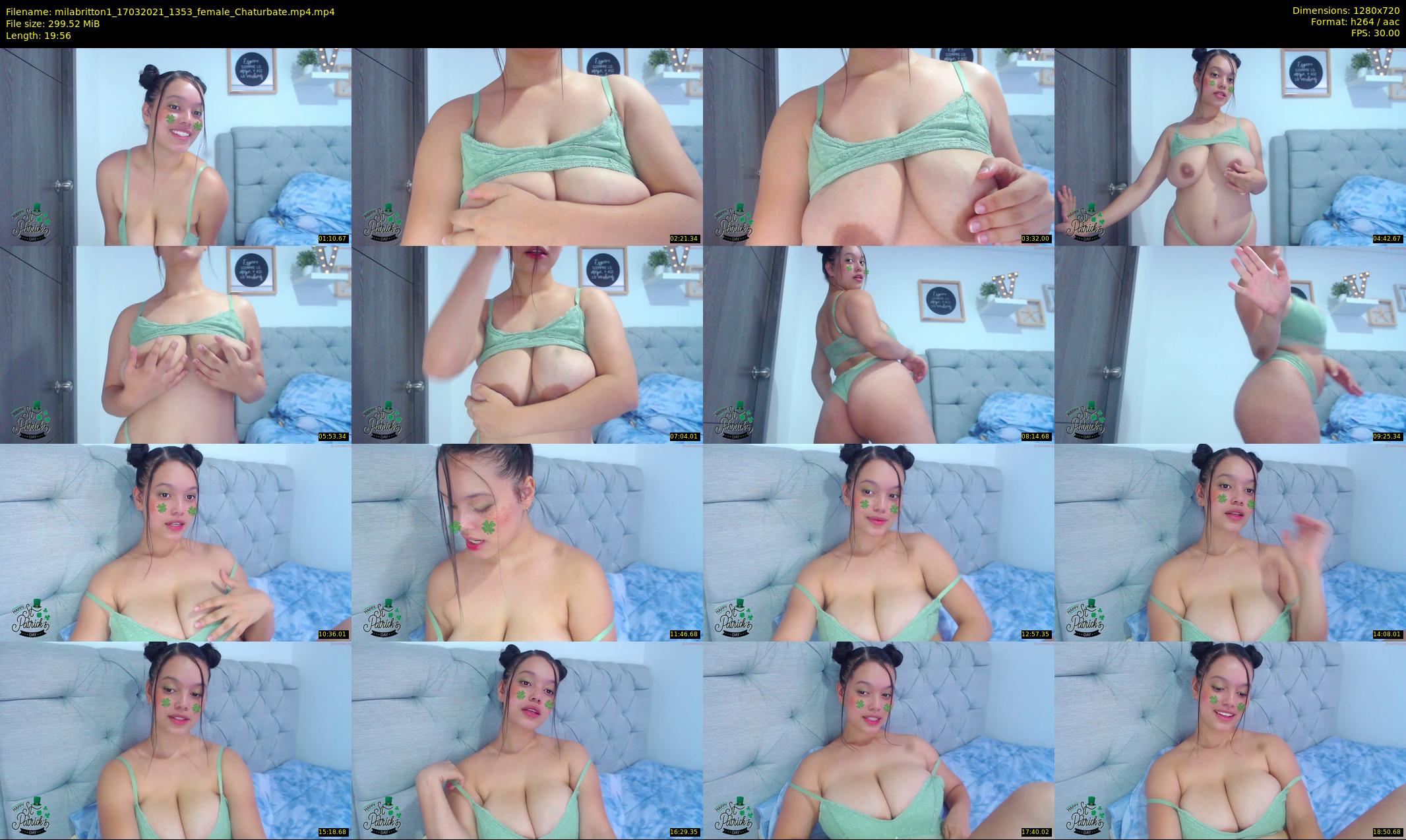 milabritton1 — 20 minute Chaturbate female cam show recording, 720p, Mar 17, 2021