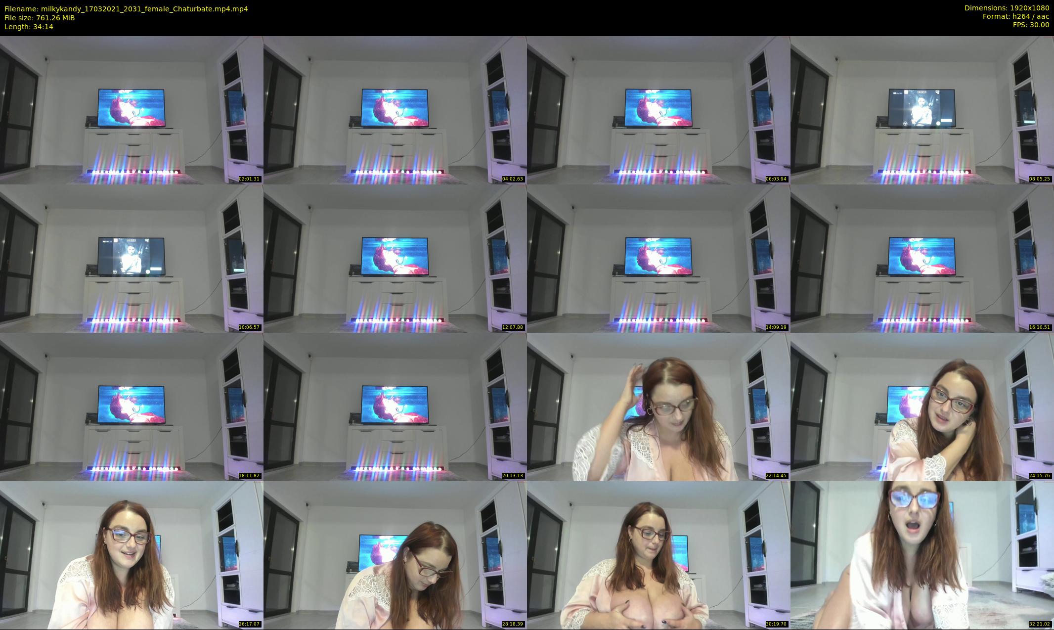 milkykandy — 35 minute Chaturbate female cam show recording, 1080p, Mar 17, 2021