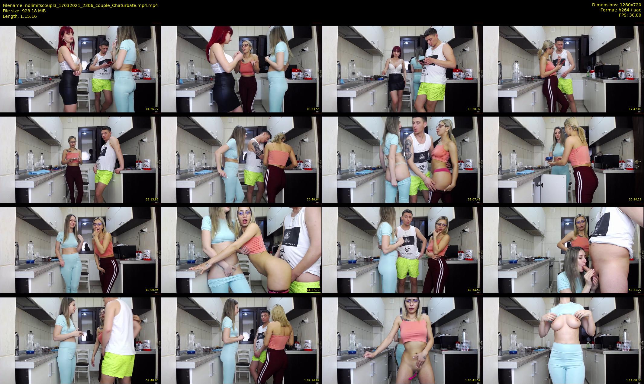 nolimitscoupl3 — 76 minute Chaturbate couple cam show recording, 720p, Mar 17, 2021