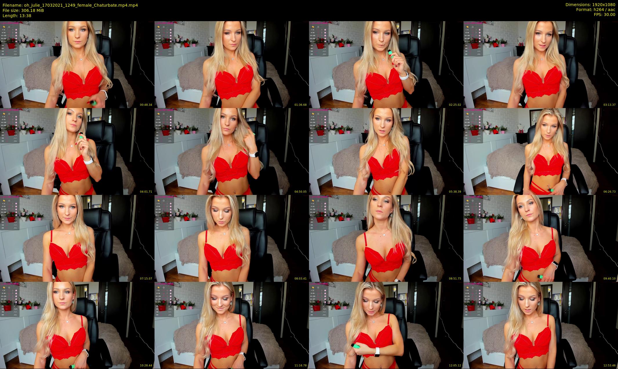 oh_julie — 14 minute Chaturbate female cam show recording, 1080p, Mar 17, 2021
