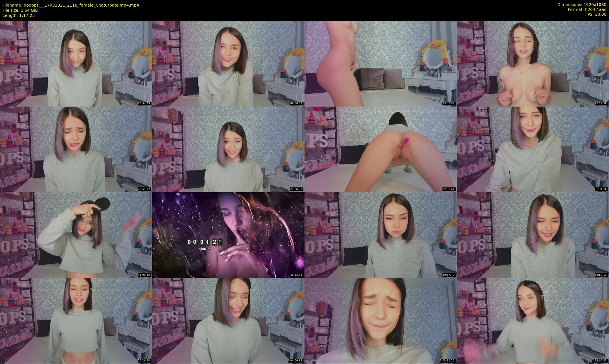 oooops__ — 78 minute Chaturbate female cam show recording, 1080p, Mar 17, 2021